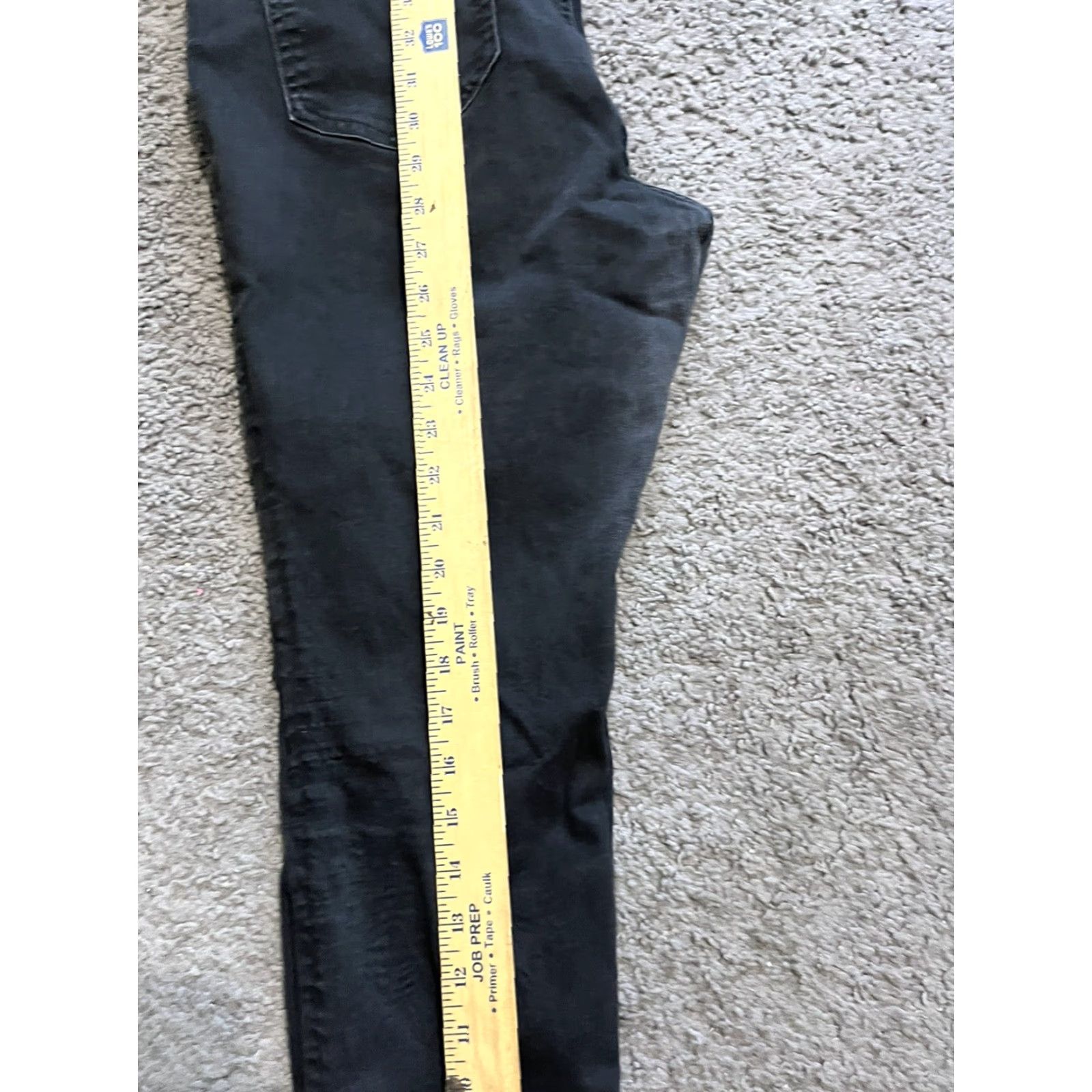 Gap Gap Jeans Jegging Denim 33 Black Solid Women Adult Regular Rise 26in Mid - Brand Gap Womens Jeans 33 Black Solid Size 24" / US 00 / IT 34 - 7 Thumbnail