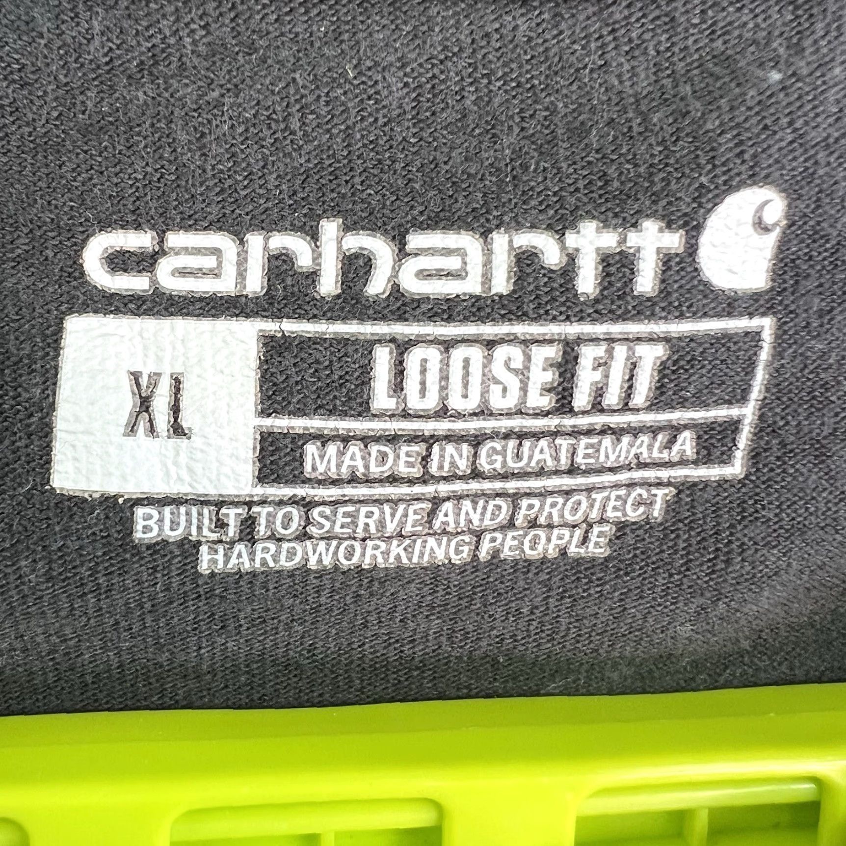 Carhartt VINTAGE Carhartt T-Shirt Shirt Mens XL Black K126 Long Sleeve Crew Neck 90s Outdoor Logo Distressed None Size US XL / EU 56 / 4 - 3 Thumbnail