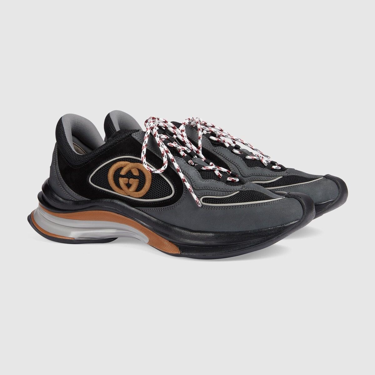 Gucci o1loc1c0625 Run Sneakers in Multicolor Size US 10.5 / EU 43-44 - 2 Thumbnail