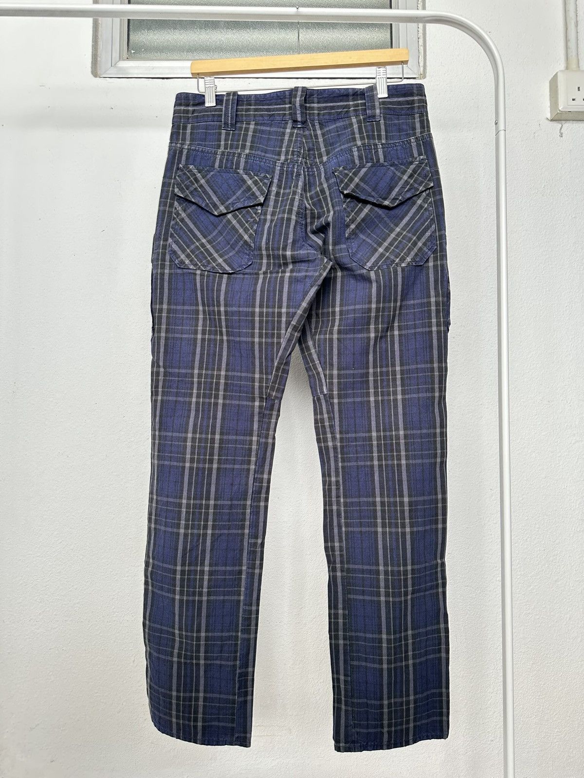 KOJIMA GENES 00's Bartack Japan Kojima Made cargo plaid pant Size US 32 / EU 48 - 9 Thumbnail