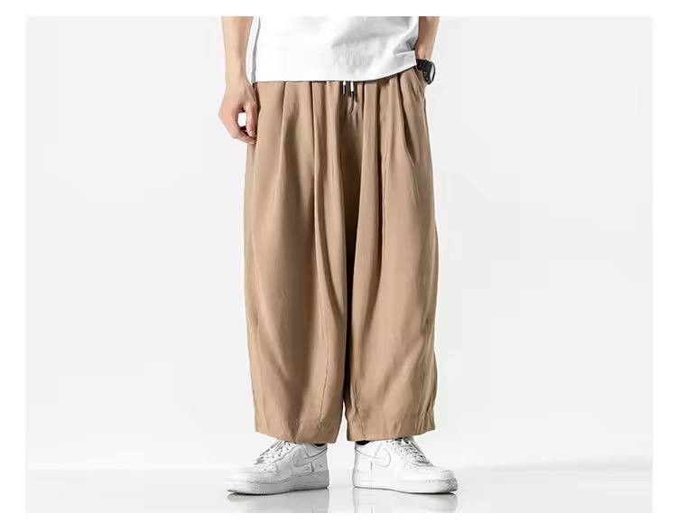Japanese Brand × Vintage monochrome casual wide leg pants Size US 32 / EU 48 - 2 Thumbnail