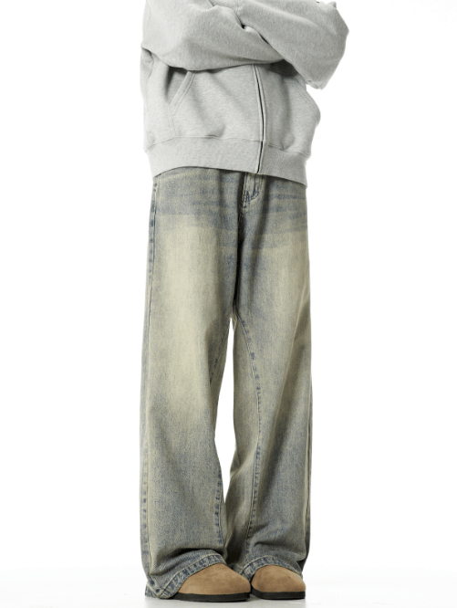 Japanese Brand American retro trendy flared washed jeans Size US 32 / EU 48 - 2 Thumbnail