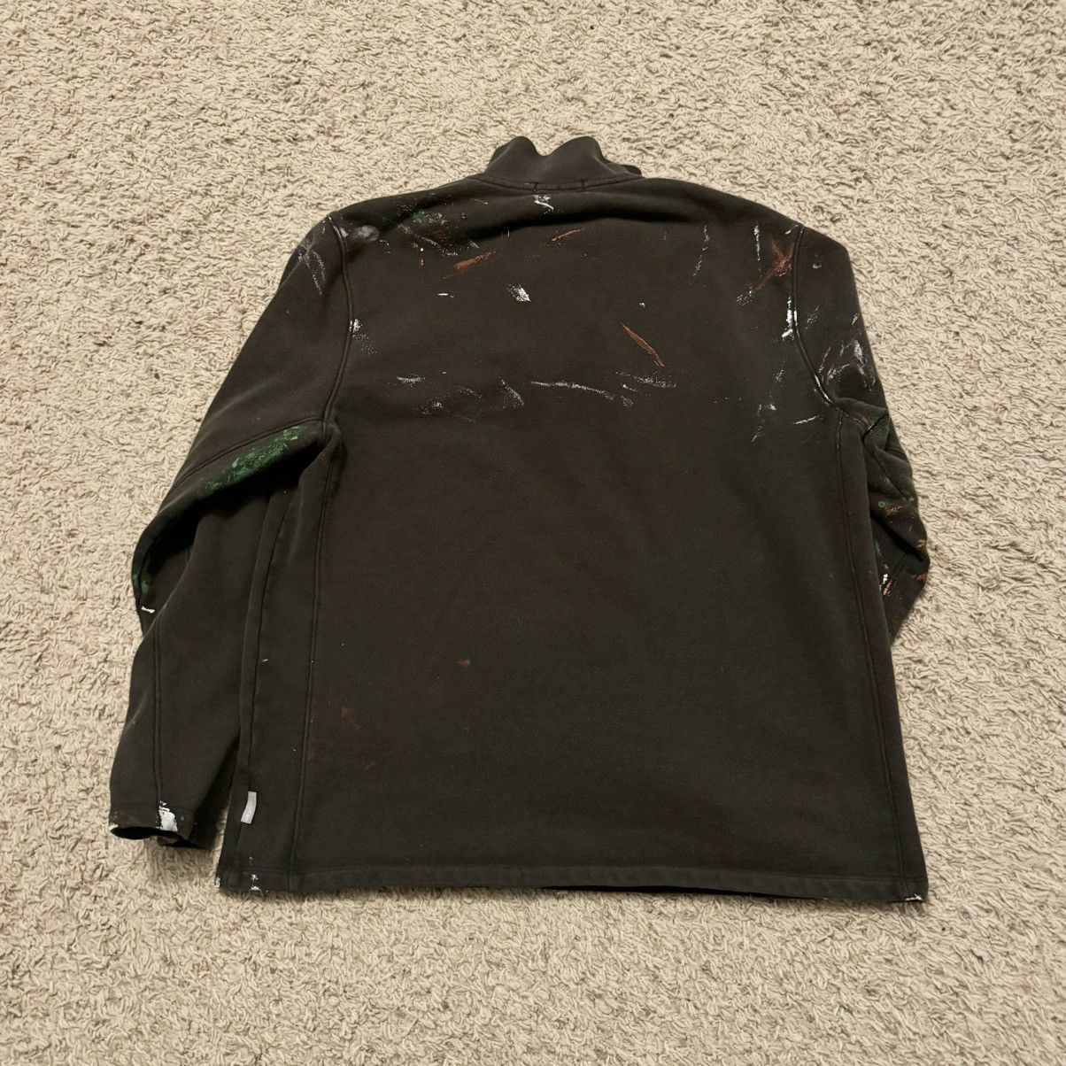 Calvin Klein × Vintage VINTAGE CALVIN KLEIN BLACK FADE PAINT SPLATTER QUARTER ZIP Size US M / EU 48-50 / 2 - 3 Thumbnail