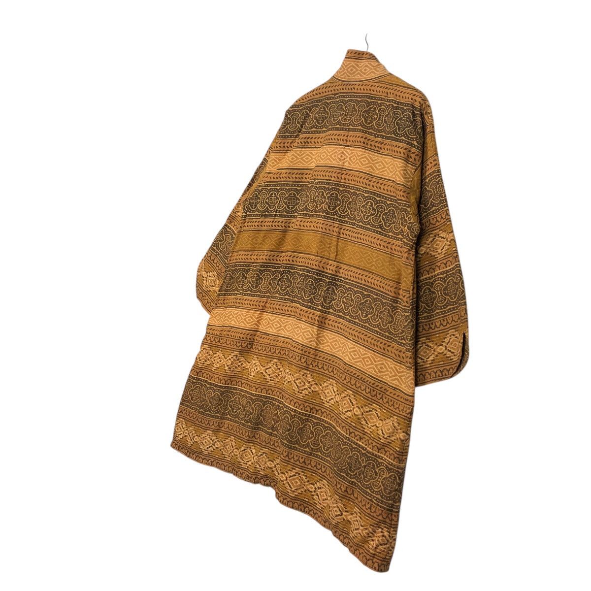 Japanese Brand × Vintage 📌Vintage Long Jacket Navajo Native Design Craft India Size US M / EU 48-50 / 2 - 12 Thumbnail