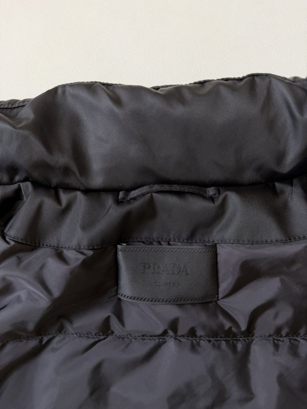 Prada A/W 24 Black Nylon Hooded Utility Jacket Size US L / EU 52-54 / 3 - 7 Thumbnail