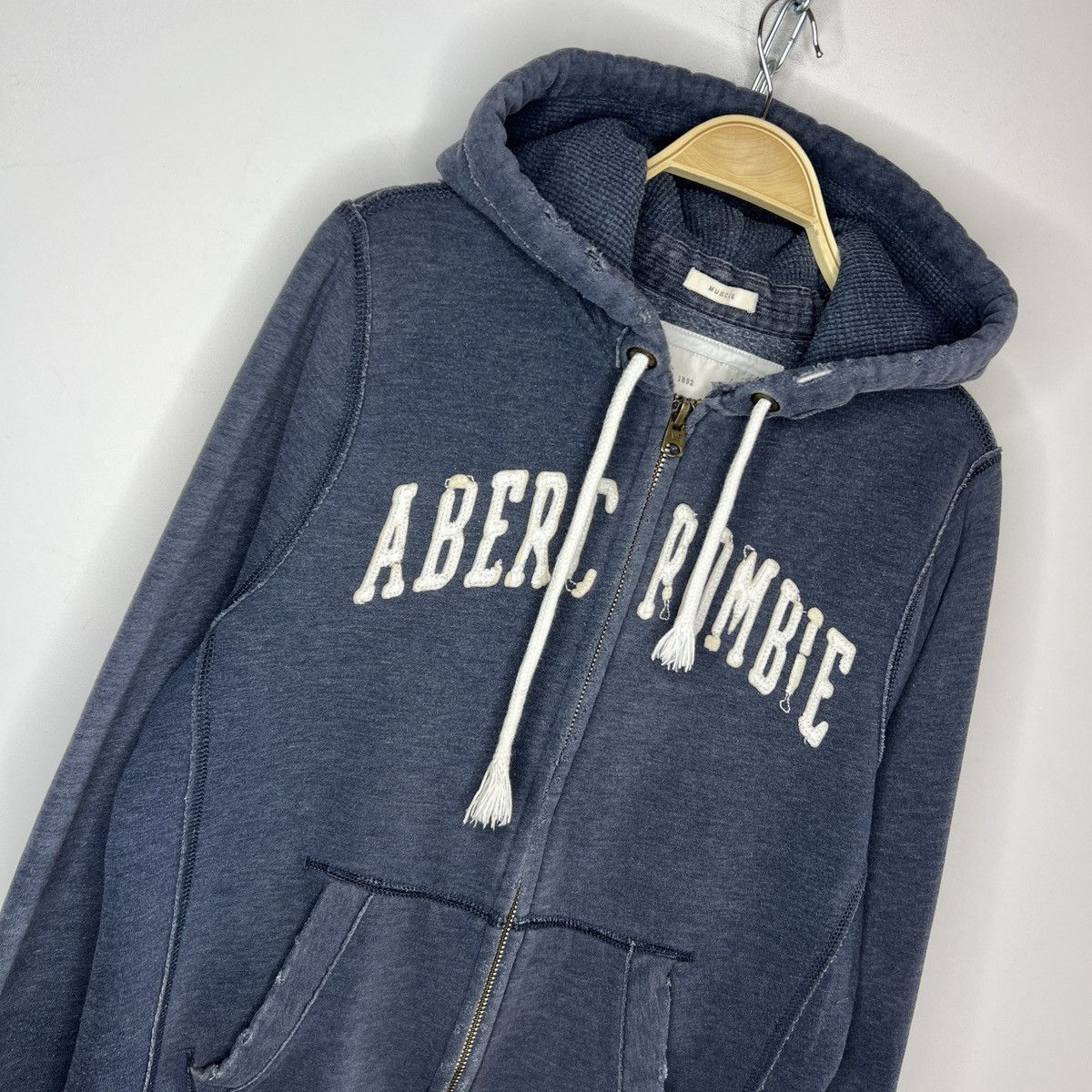 Abercrombie & Fitch × Vintage Vintage Abercrombie & Fitch If6Was9 Style Heavy Zip Hoodie Size US L / EU 52-54 / 3 - 3 Thumbnail