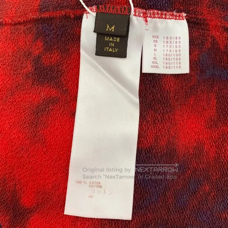 Louis Vuitton Louis Vuitton Red Tie-Dye Sweatshirt. Size US M / EU 48-50 / 2 - 7 Thumbnail