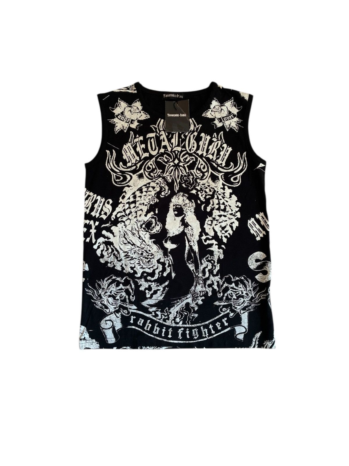 Yasuyuki Ishii Yasuyuki ishii „rabbit fighter“ tatoo tank top Size US S / EU 44-46 / 1 - 1 Thumbnail