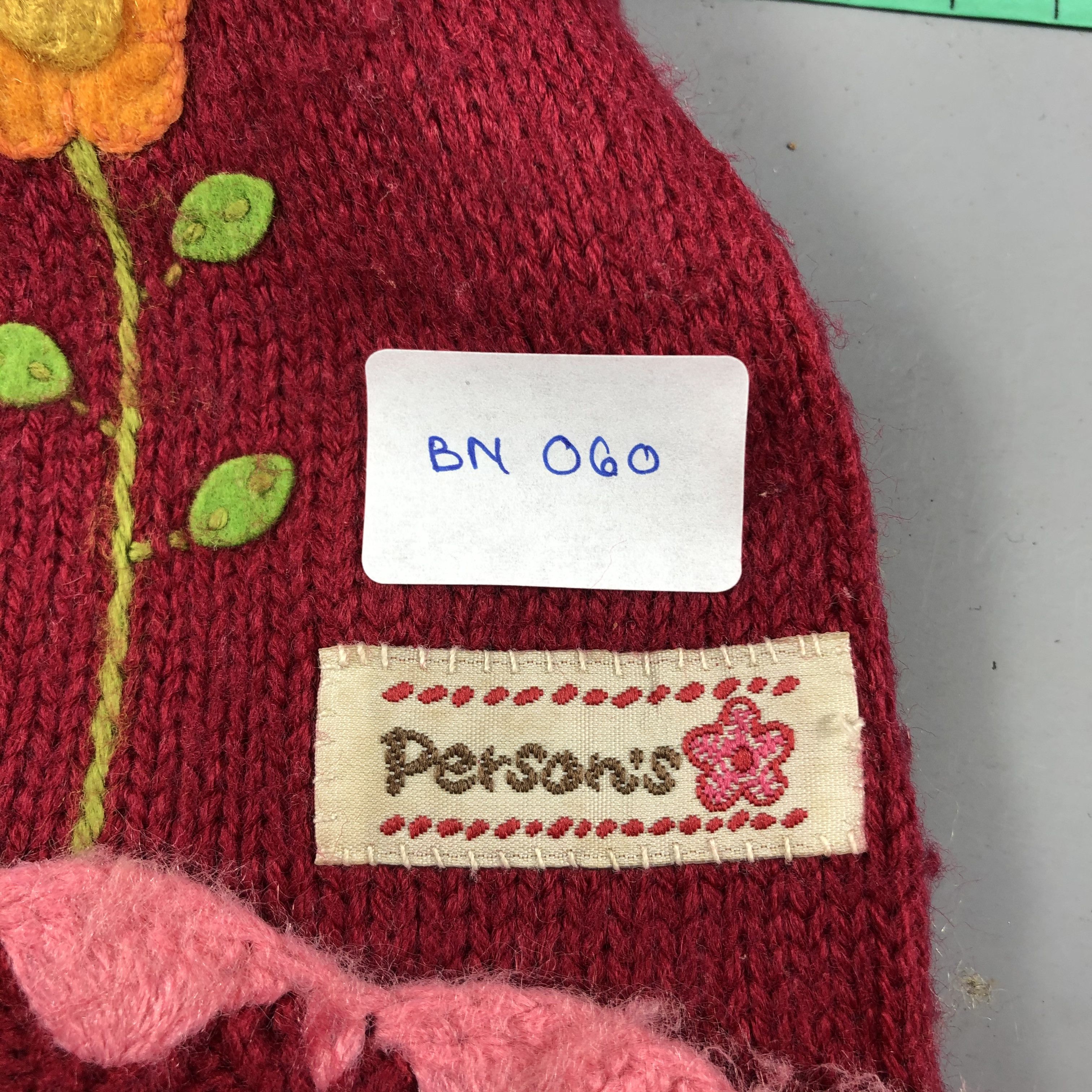 Japanese Brand Persons Flora Beanie Size ONE SIZE - 6 Thumbnail