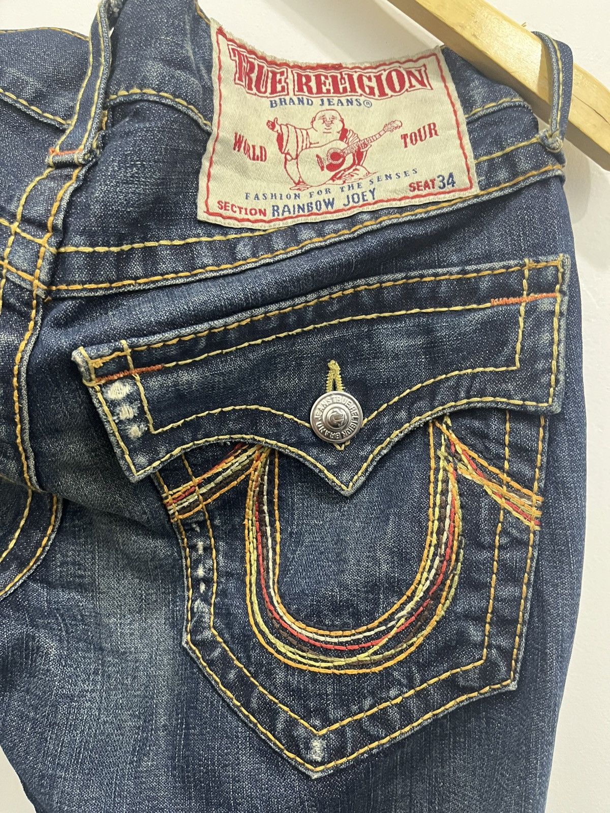 True Religion True Religion Blue Jeans Section Rainbow Joey Size US 34 / EU 50 - 10 Thumbnail