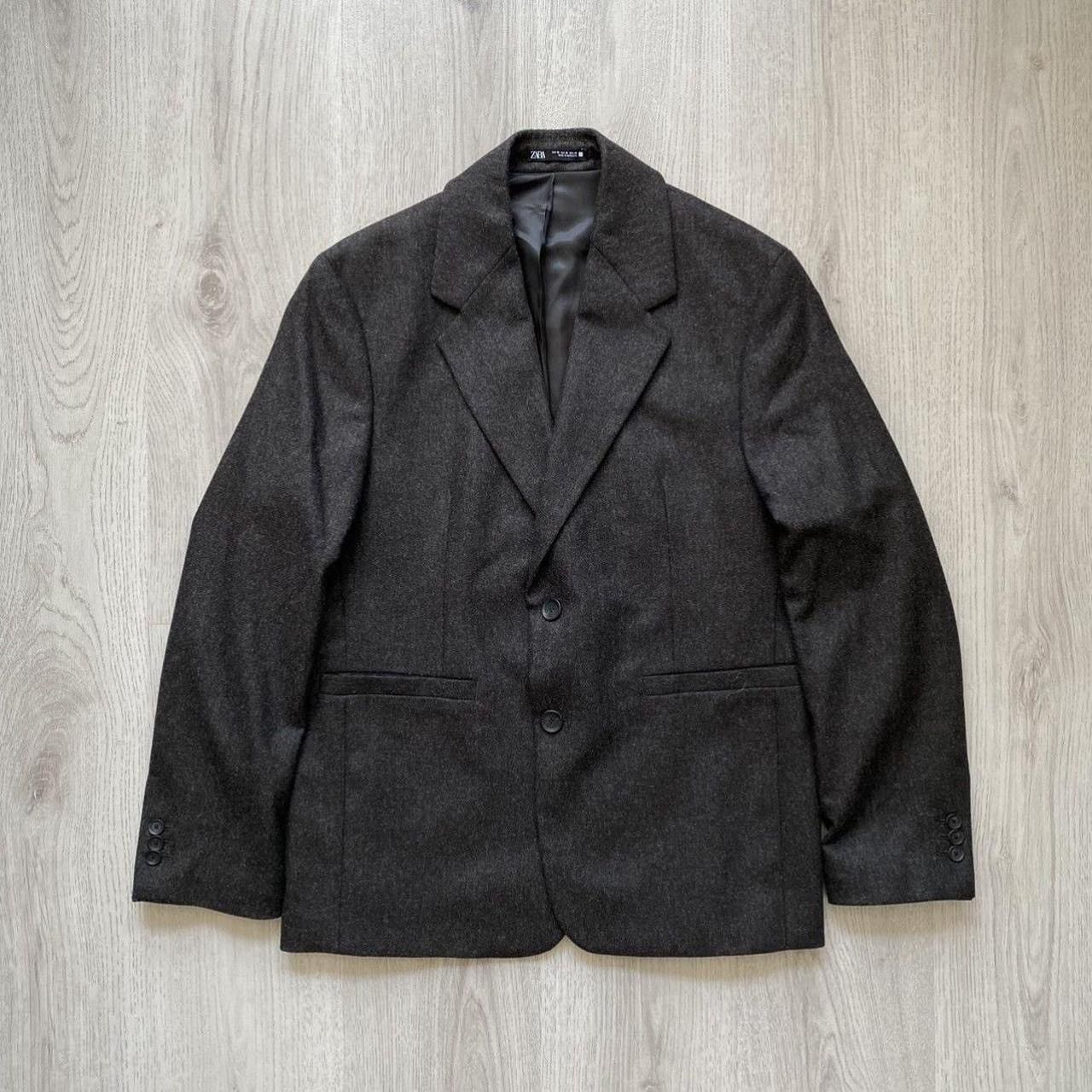 Zara Brand New ZARA Oversized Fit Wool Blazer Coat Jacket Size 36S - 1 Thumbnail