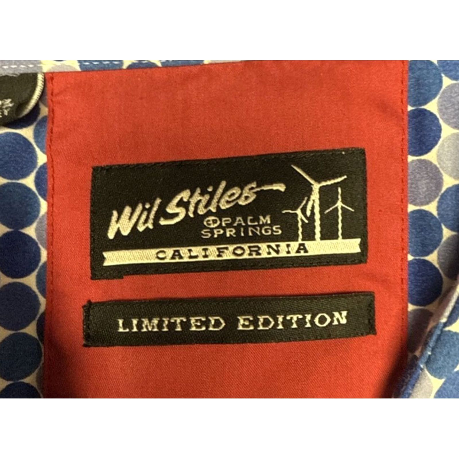 Vintage VINTAGE Wil Stiles Palm Springs Limited Edition Button Up Shirt Mens XL Polka Dots Size US XL / EU 56 / 4 - 3 Thumbnail