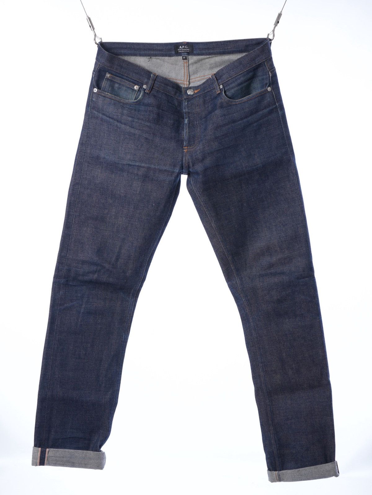 A.P.C. APC Petit Standard Raw Selvedge Denim Size US 32 / EU 48 - 8 Thumbnail