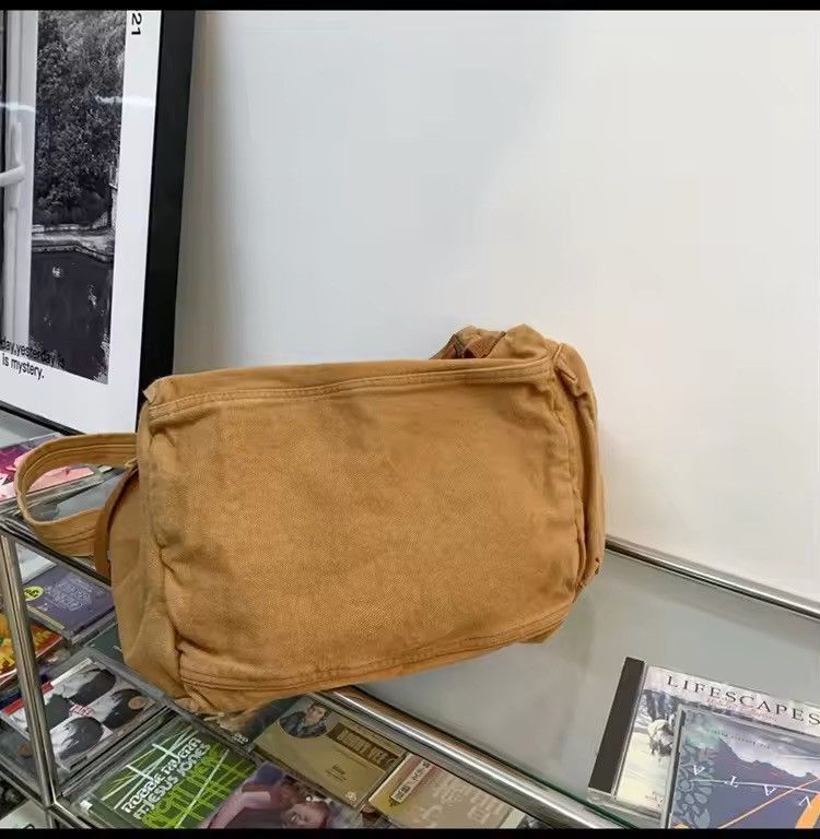 Japanese Brand Multi Pockets Canvas Shoulder Bag Size ONE SIZE - 3 Thumbnail