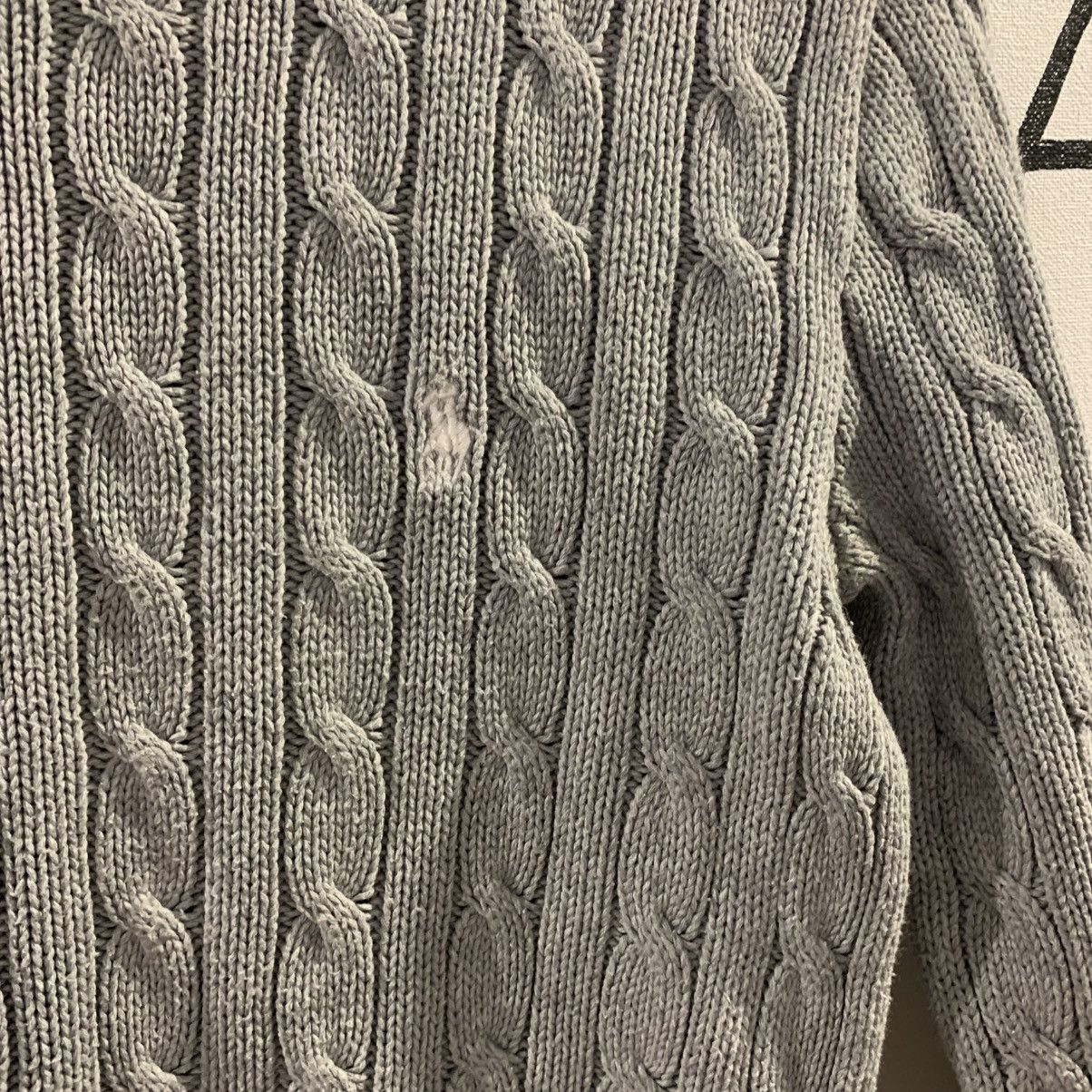 Polo Ralph Lauren Vintage Polo Ralph Lauren Gray Knited Sweater Size S Size S / US 4 / IT 40 - 4 Thumbnail
