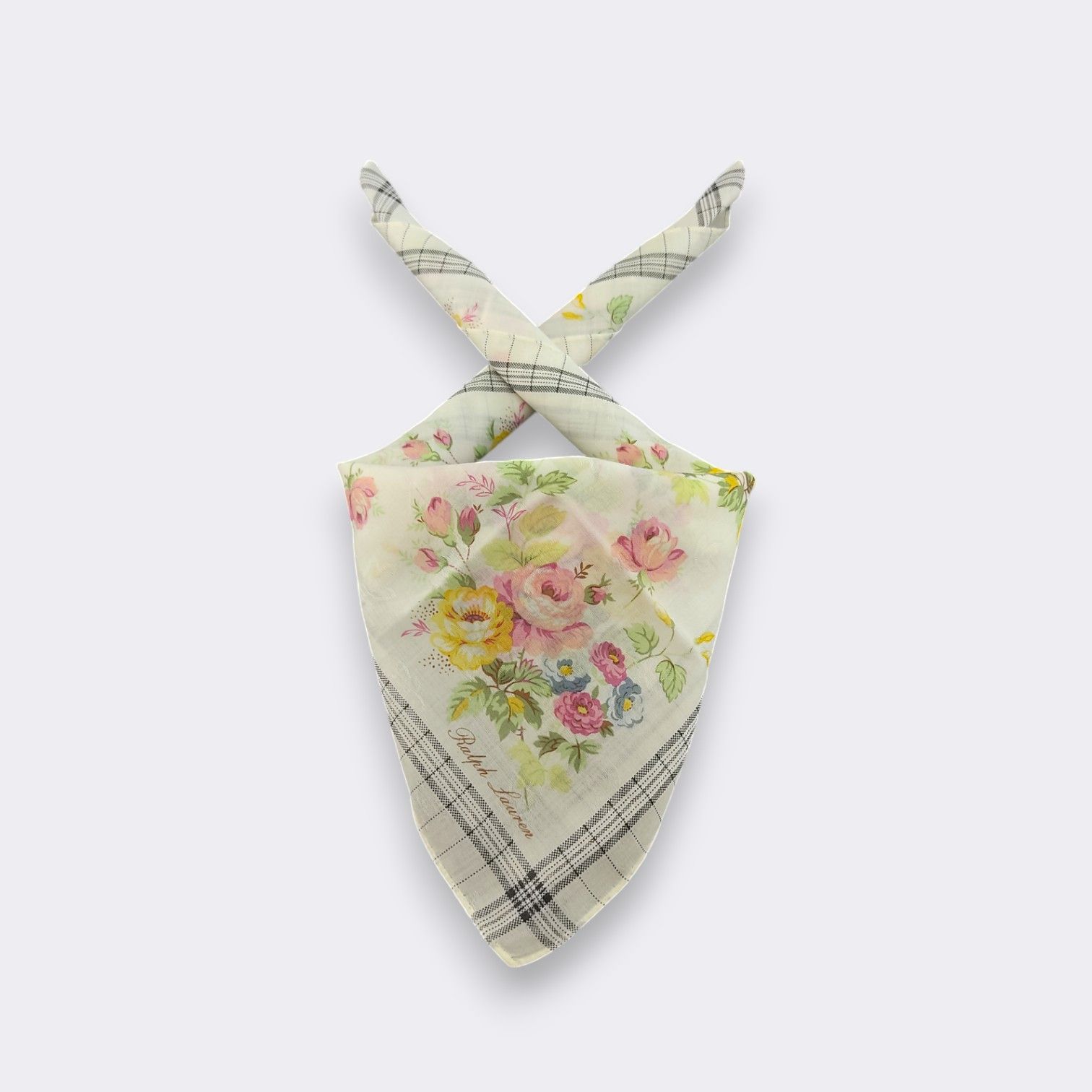 Ralph Lauren Vintage Ralph Lauren Handkerchief Neckerchief Bandana H359E Size ONE SIZE - 1 Thumbnail