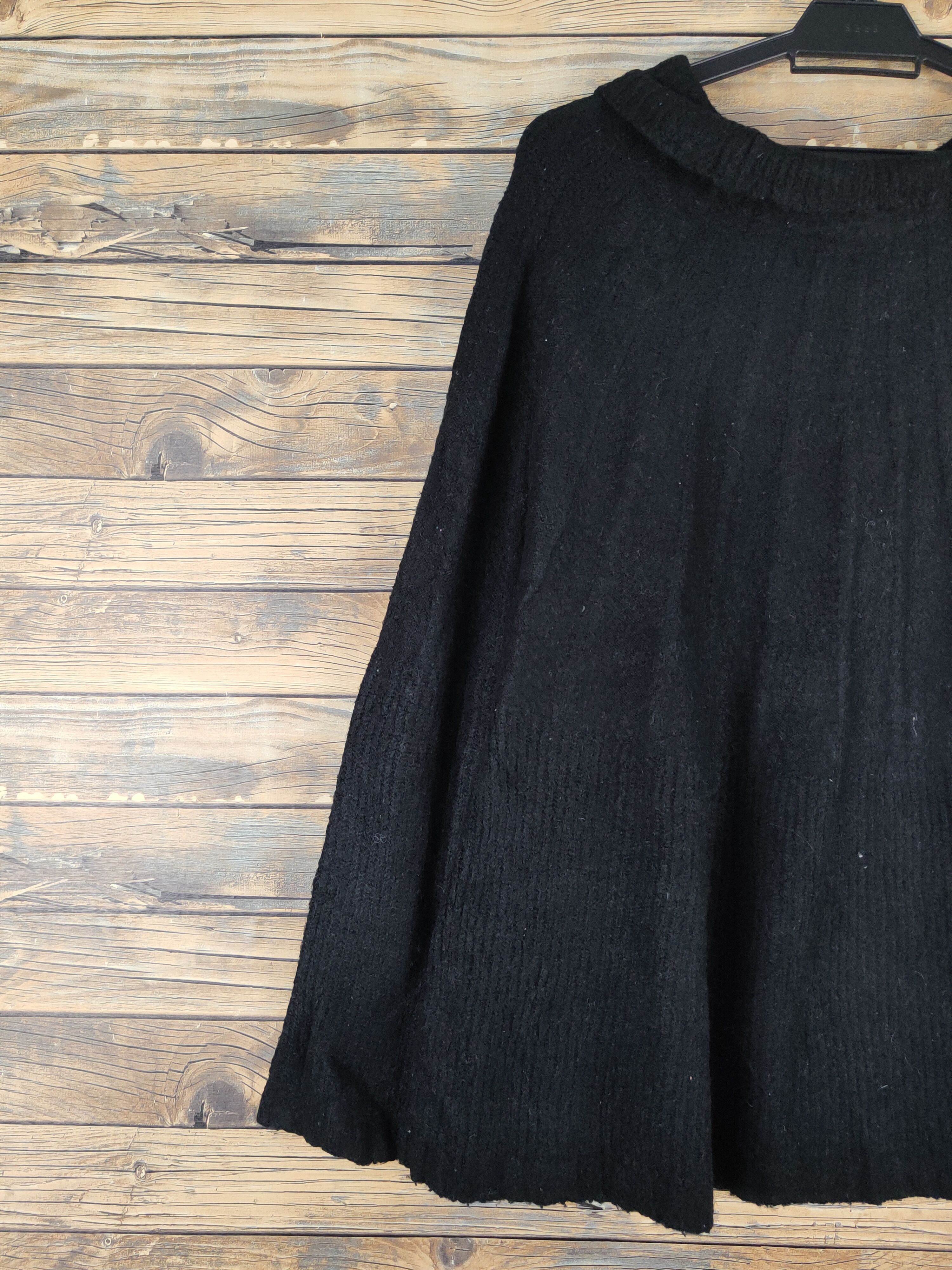 Japanese Brand Ranan Black Knitwear Blouses #W1332 Size XL / US 12-14 / IT 48-50 - 8 Thumbnail
