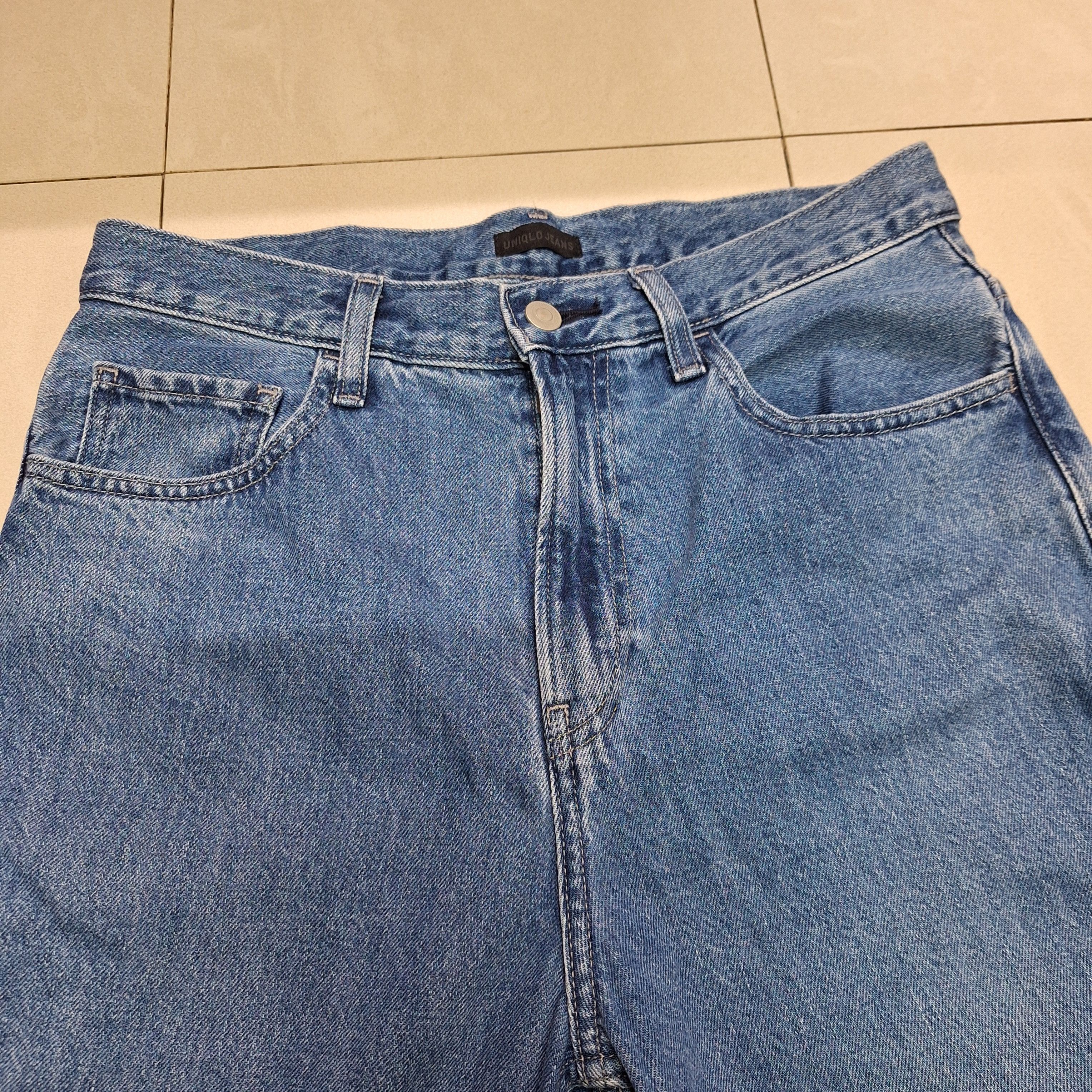 Uniqlo Uniqlo Wide/Baggy Jeans Size US 31 - 3 Thumbnail