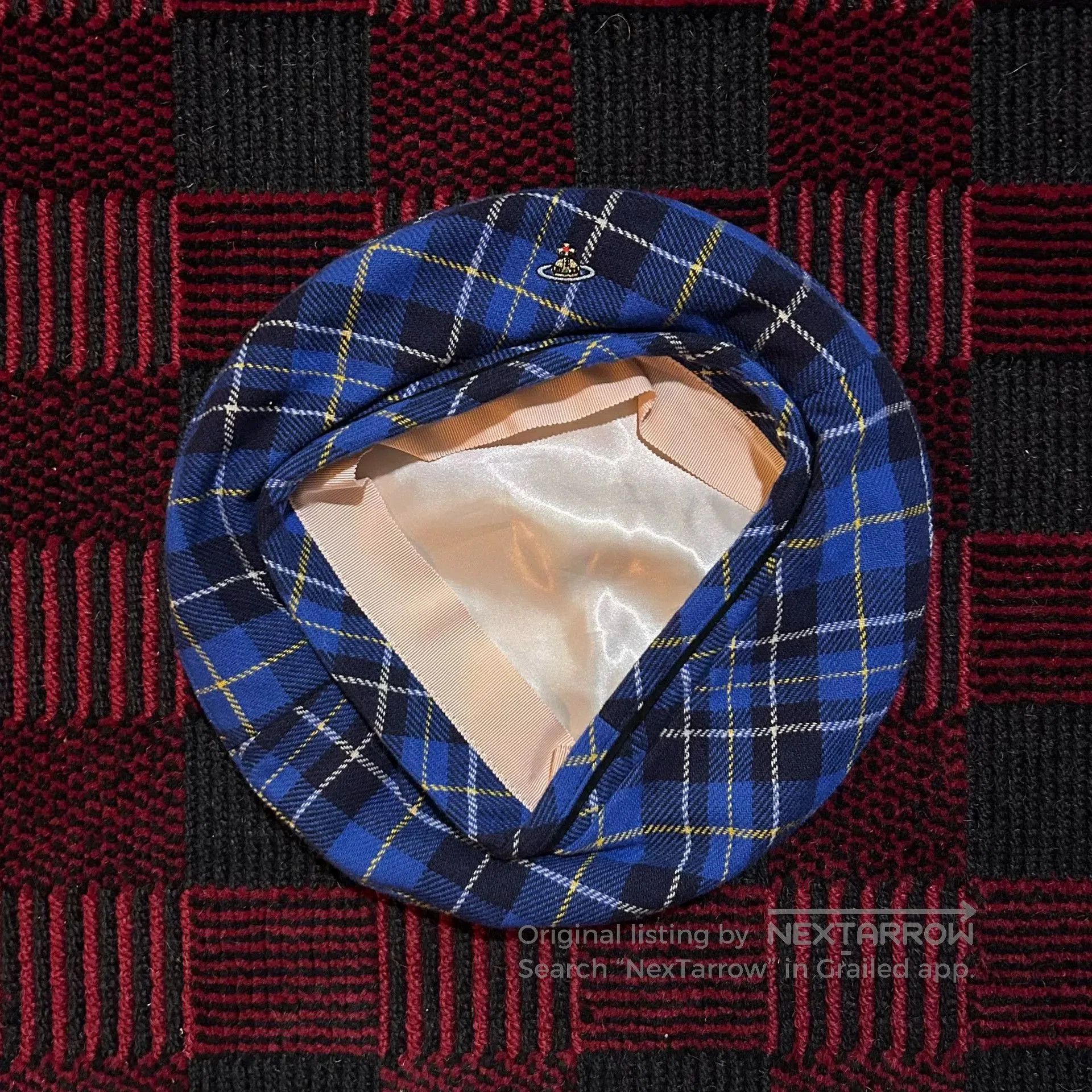 Vivienne Westwood vivienne westwood plaid beret hat vintage. Size ONE SIZE - 1 Thumbnail