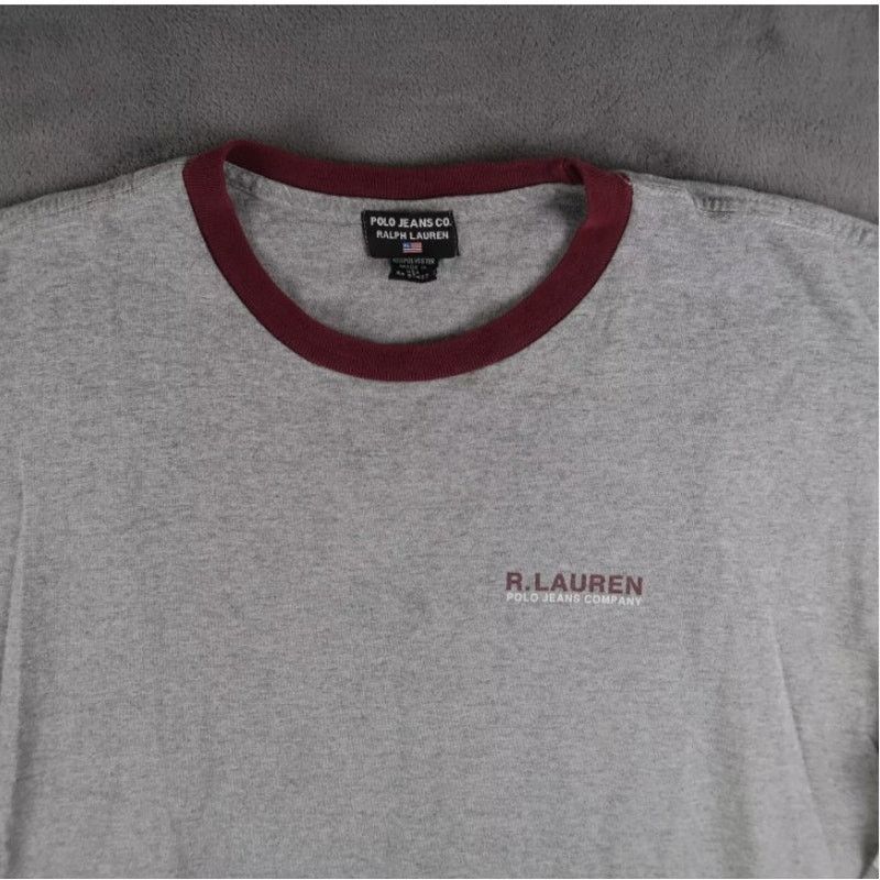Ralph Lauren Vintage 90s Ralph Lauren T Shirt Men's L Long Sleeves Size US L / EU 52-54 / 3 - 8 Thumbnail