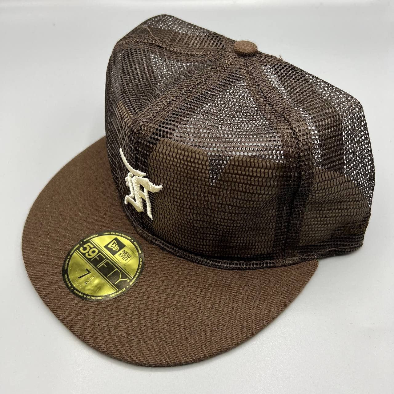 New Era Fear of God 7 1/4 59Fifty New Era Mesh Hat Fitted FOG Jordan Size ONE SIZE - 2 Thumbnail