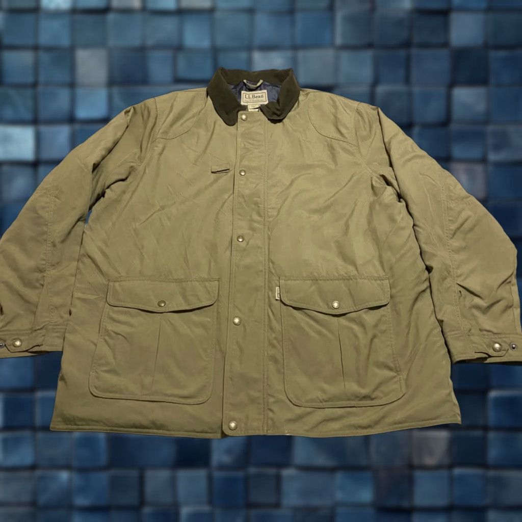 Vintage VINTAGE L.L. Bean Mens XLT Jacket Brown Field Coat Corduroy Collar Convertible Trench Size US XL / EU 56 / 4 - 1 Thumbnail
