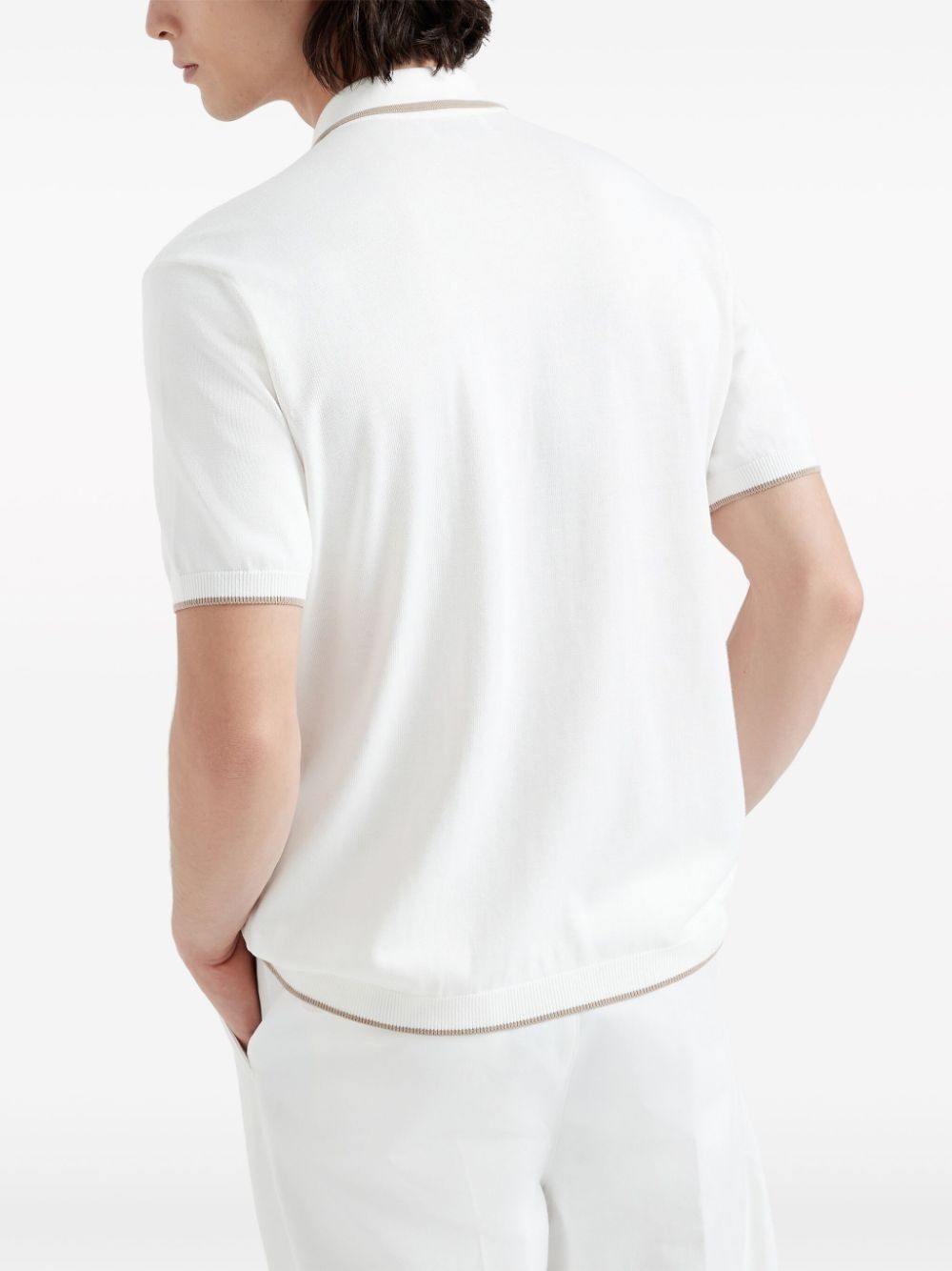 Brunello Cucinelli Sweater in Open White Size US M / EU 48-50 / 2 - 2 Thumbnail