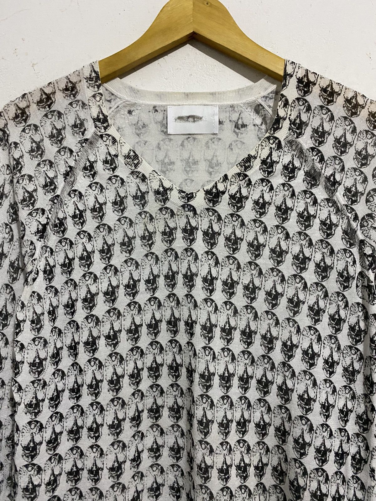 If Six Was Nine 💸BINDINGOFFER💸JapanSkull Mesh Shirt Lgb Ifsixwasnine Styled Size US M / EU 48-50 / 2 - 2 Thumbnail
