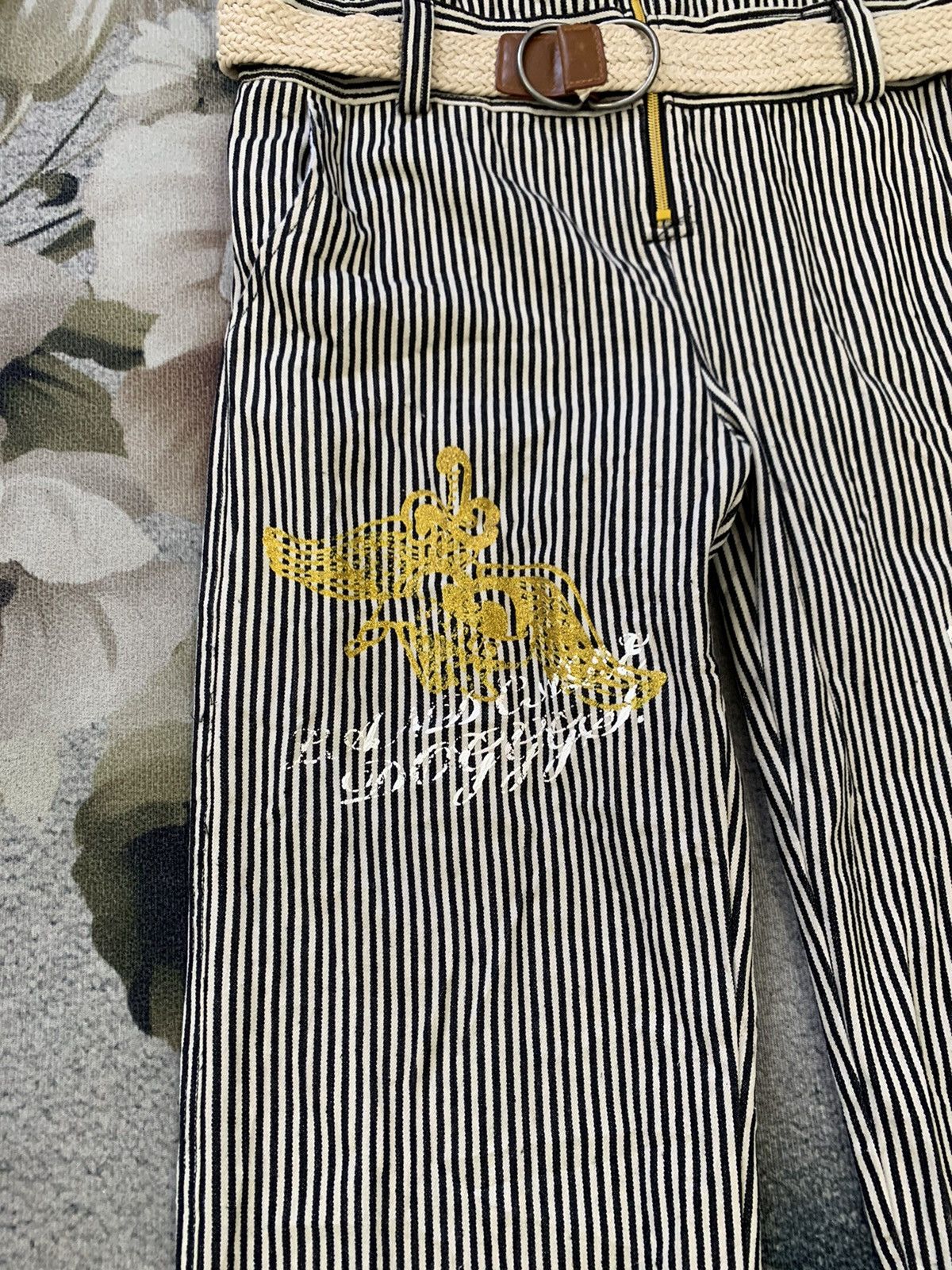 Japanese Brand Dia Star Cozy Art Stripes Overall Size US 34 / EU 50 - 4 Thumbnail