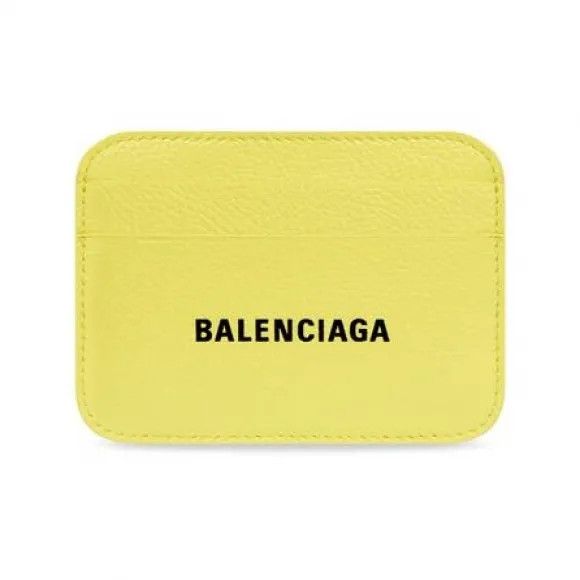 Balenciaga o1la1rc1a0924 Size: OS / Cash Card Holder in Lemon Size ONE SIZE - 1 Preview