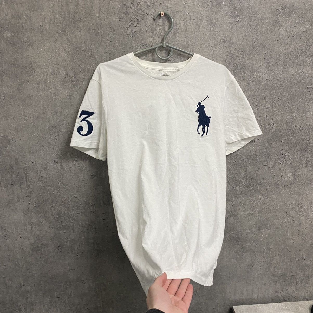Polo Ralph Lauren Polo Ralph Lauren T-Shirt Big Pony #3 PRL White Size US M / EU 48-50 / 2 - 2 Thumbnail