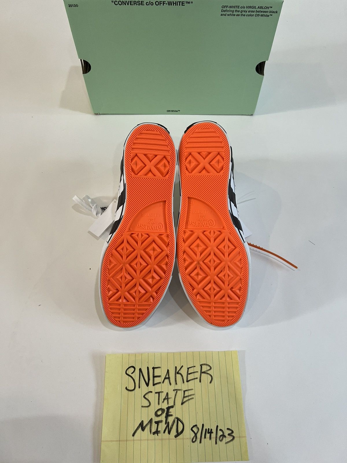Converse × Off-White NEW OFF-WHITE x Chuck Taylor 70 Hi White 2018 Size 6.5 Size US 6.5 / EU 39-40 - 6 Thumbnail