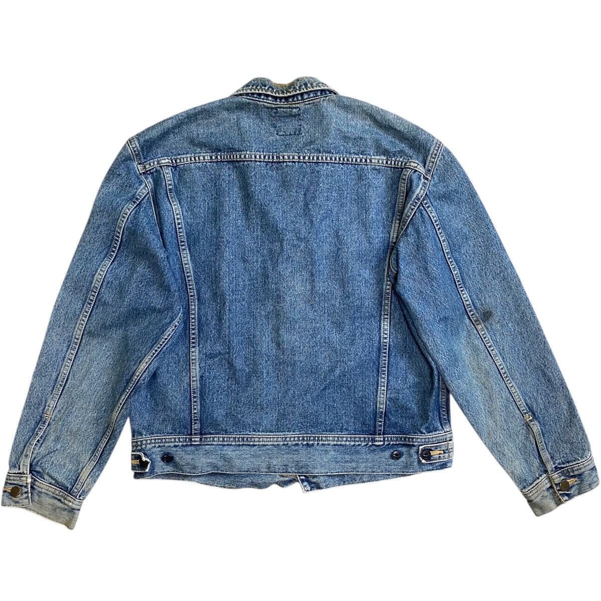 Lee × Vintage 💥80s LEE RIDER DENIM JEAN JACKET BUTTON WESTERNER Size US L / EU 52-54 / 3 - 7 Thumbnail