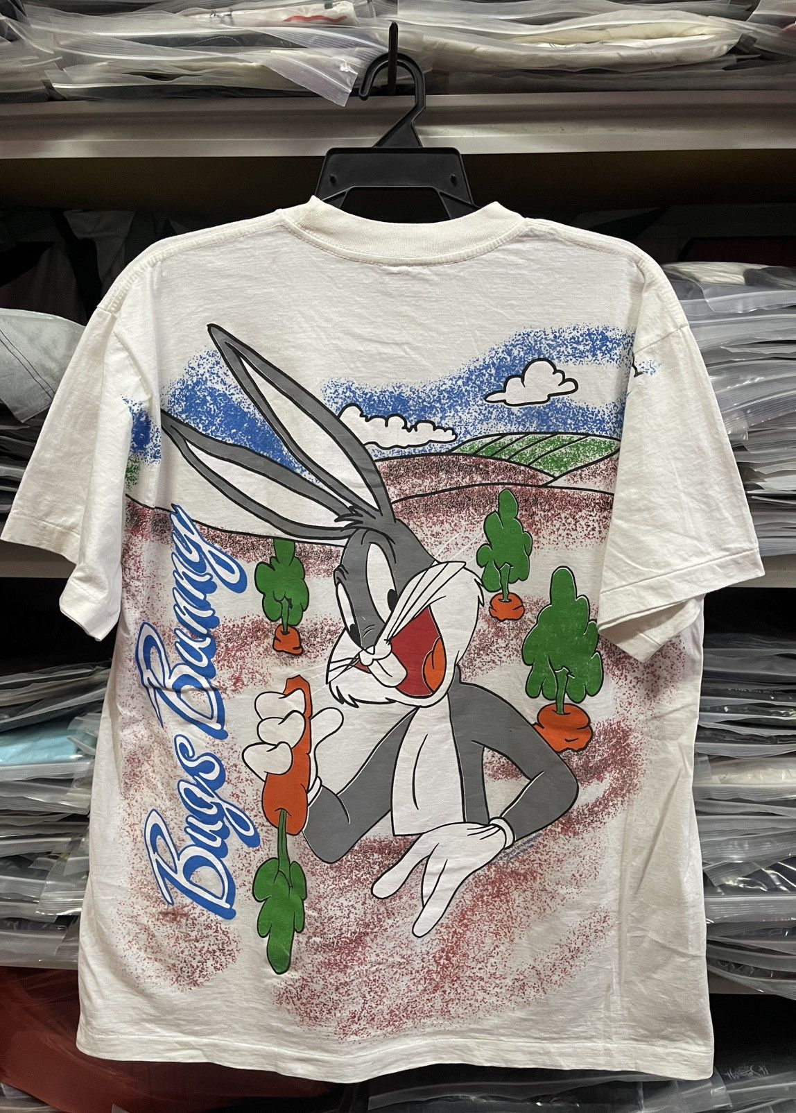 Vintage Vintage 90's Overprint Looney Tunes Very Rare🔥🔥🔥 Size US L / EU 52-54 / 3 - 7 Thumbnail