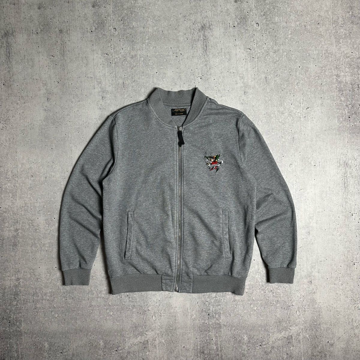 Christian Audigier × Ed Hardy Ed Hardy Los Angeles Cotton Zip Hoodies Bomber Size US XL / EU 56 / 4 - 4 Thumbnail