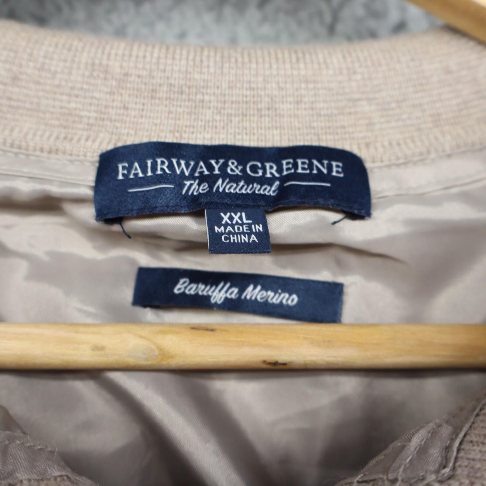 Other Merino Wool 1/4 Zip Sweater 2XL Granola Fairway & Greene Size US XXL / EU 58 / 5 - 3 Thumbnail