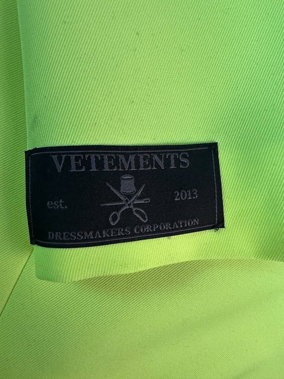 Vetements Vetements Yellow Blazer Size 34R - 3 Thumbnail
