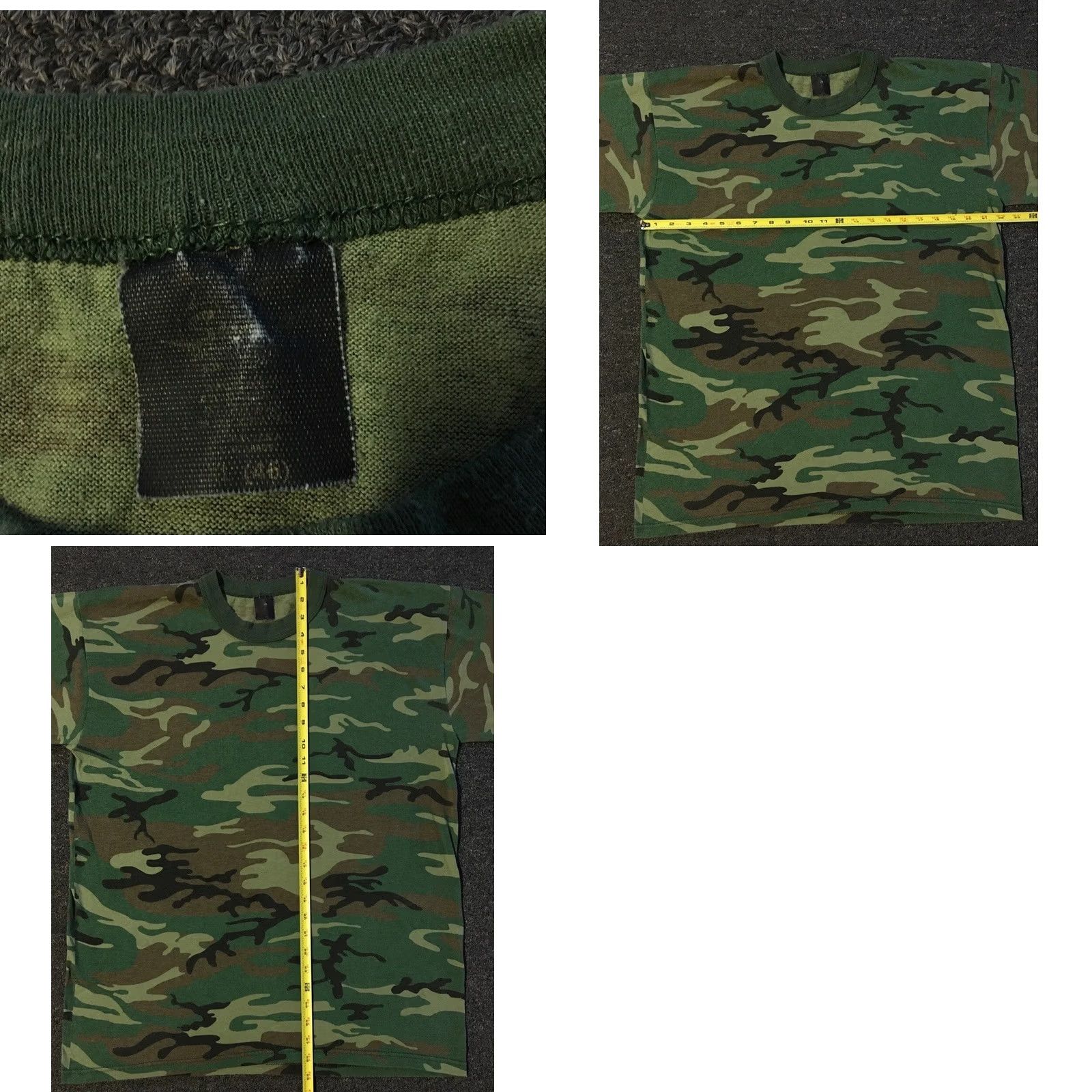 Vintage VINTAGE Faded Camo Shirt SINGLE STITCH Men’s T-Shirt L USA Army Grunge 90s PFU PE Biker Skate Punk Rock College Military Military USA All Over Print Size US L / EU 52-54 / 3 - 8 Thumbnail