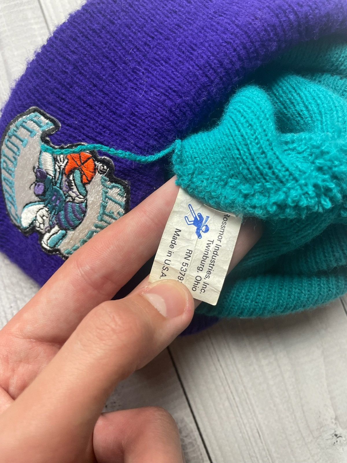 Vintage Vintage Charlotte Hornets Hat made in USA rare logo Size ONE SIZE - 3 Thumbnail