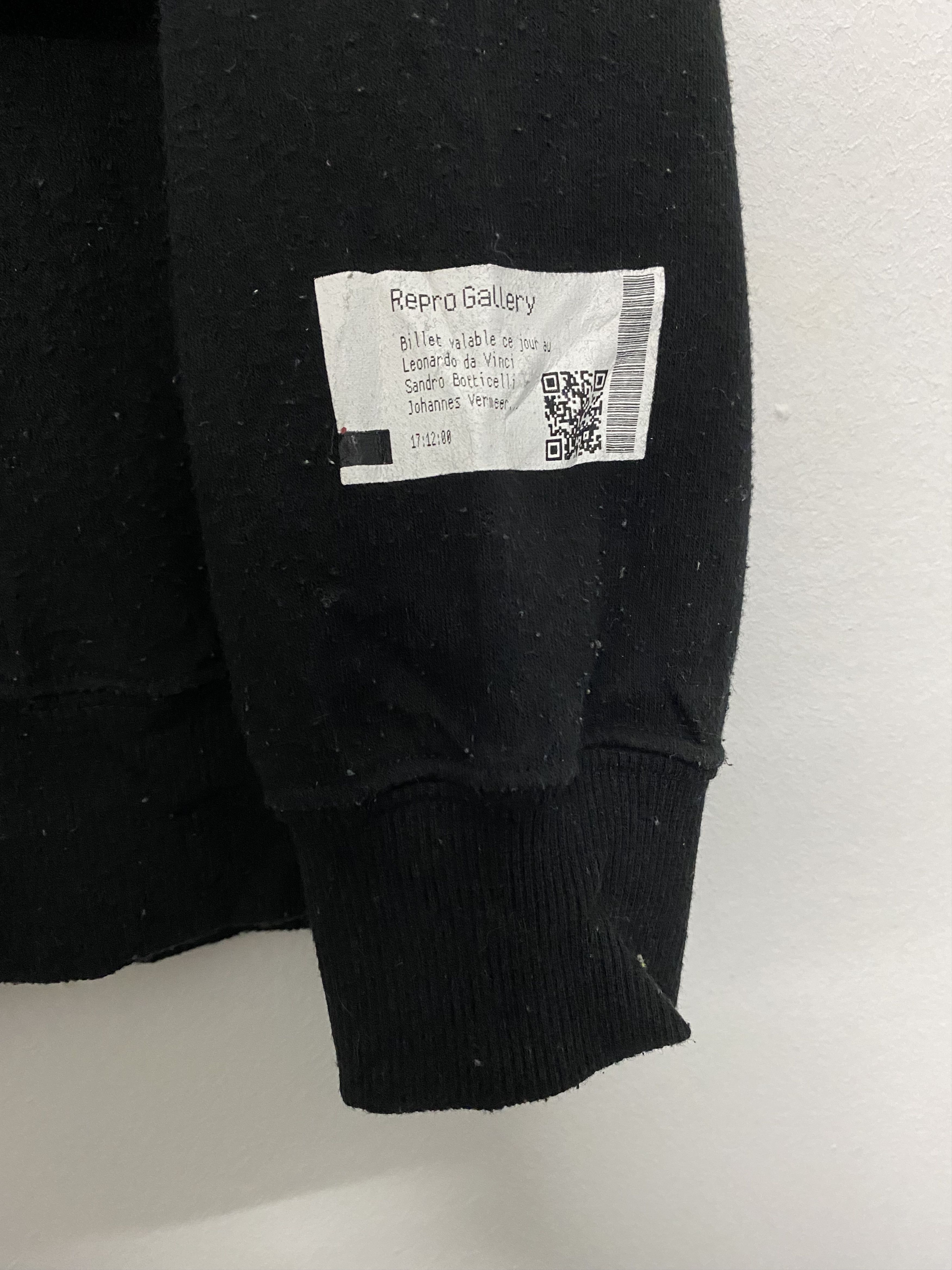 Japanese Brand Repro Gallery Johannes Vermeer Art History Black Sweatshirt Size US M / EU 48-50 / 2 - 4 Thumbnail