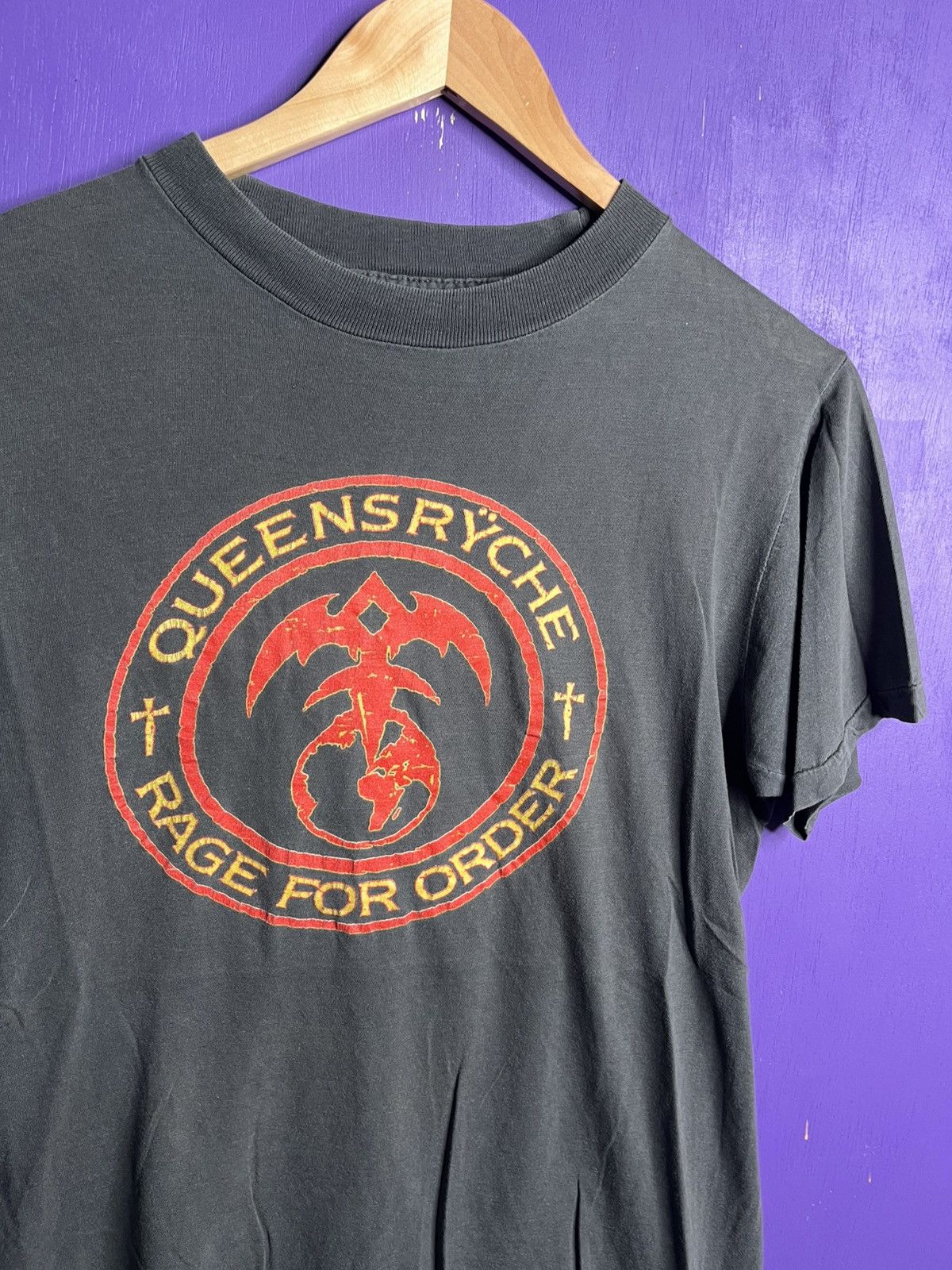 Band Tees × Vintage Vintage 1986/87 Queensryche rage for order tour tee Size US M / EU 48-50 / 2 - 3 Thumbnail
