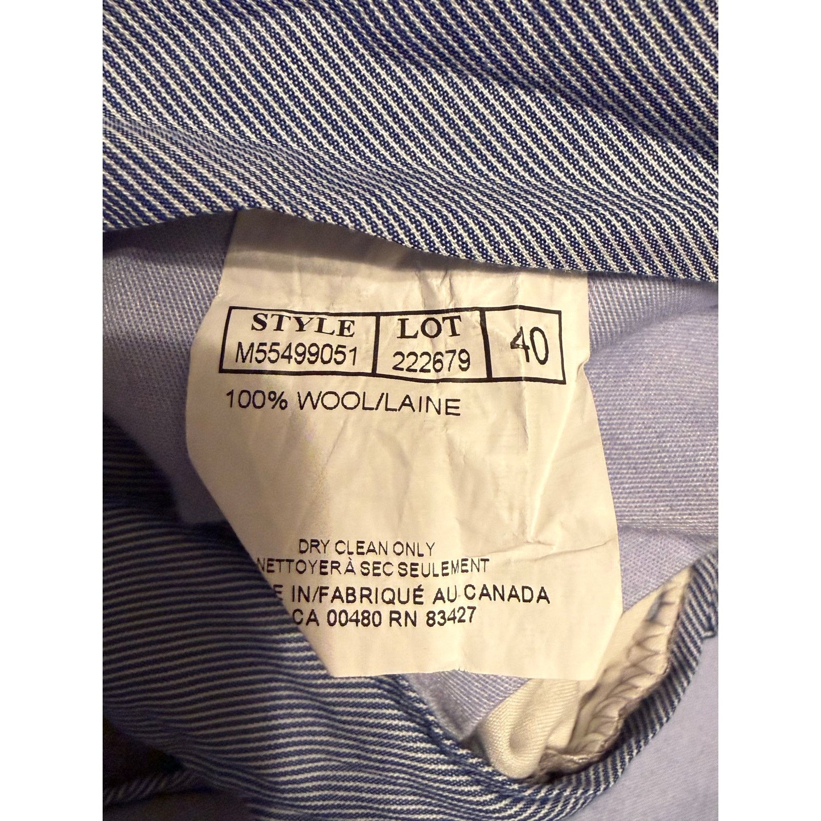 Other Gray Men’s dress pants 40X30 wool Size US 40 / EU 56 - 5 Thumbnail
