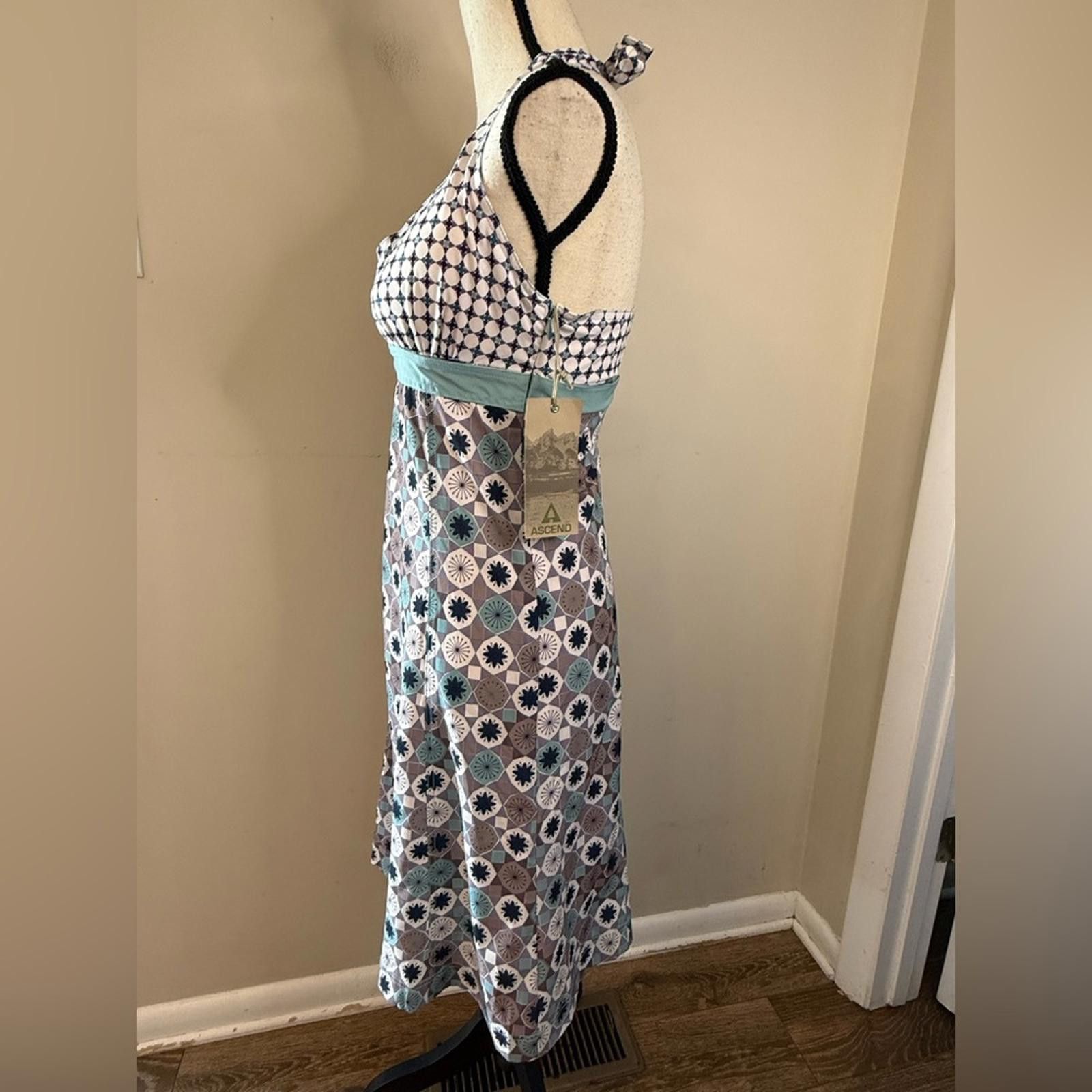 Other Ascend bohemian mixed pattern midi halter sundress SZ SM Size S / US 4 / IT 40 - 3 Thumbnail