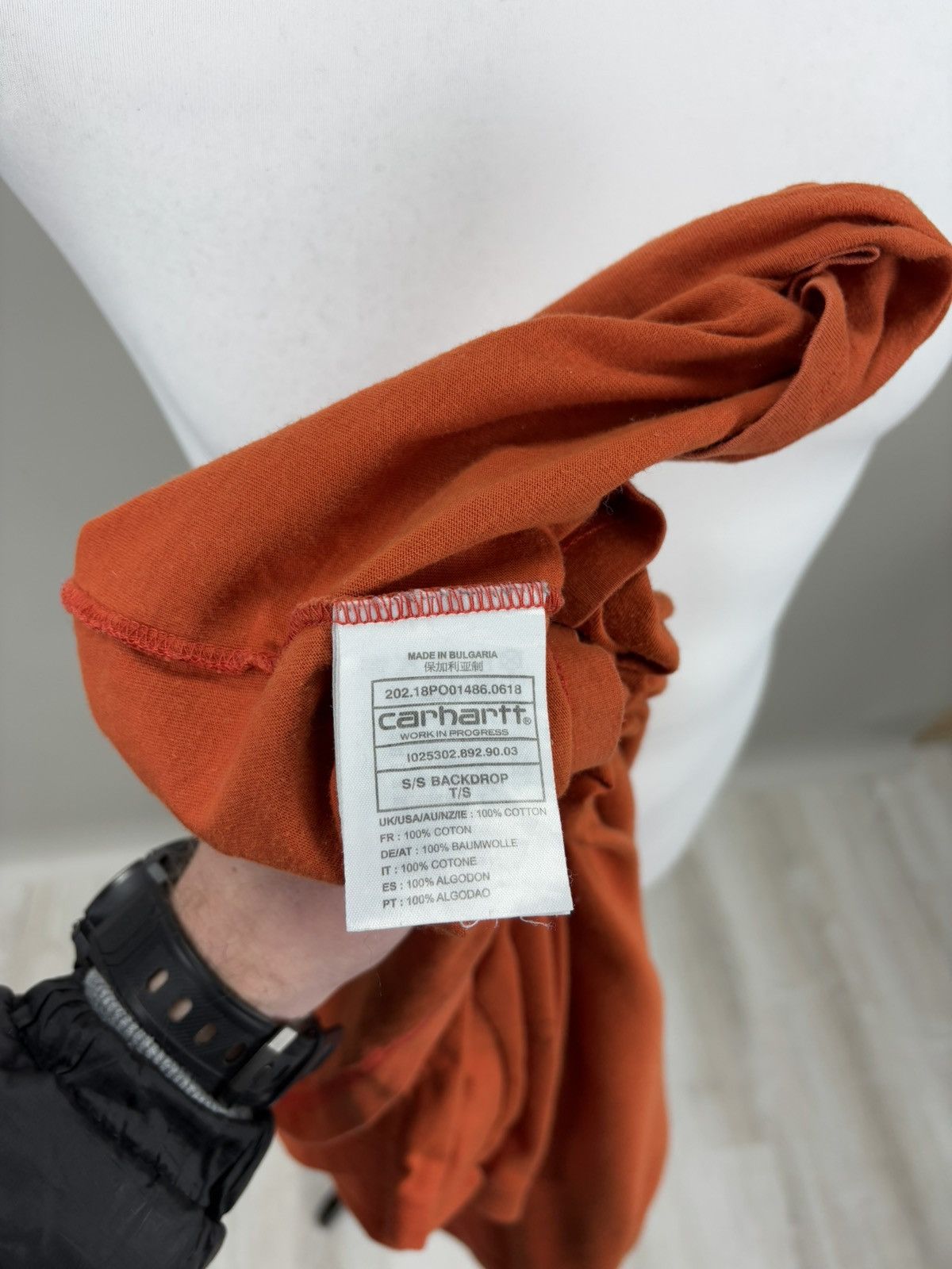 Carhartt Mens t shirt Carhartt Size XXL Color Orange Size US XXL / EU 58 / 5 - 9 Thumbnail
