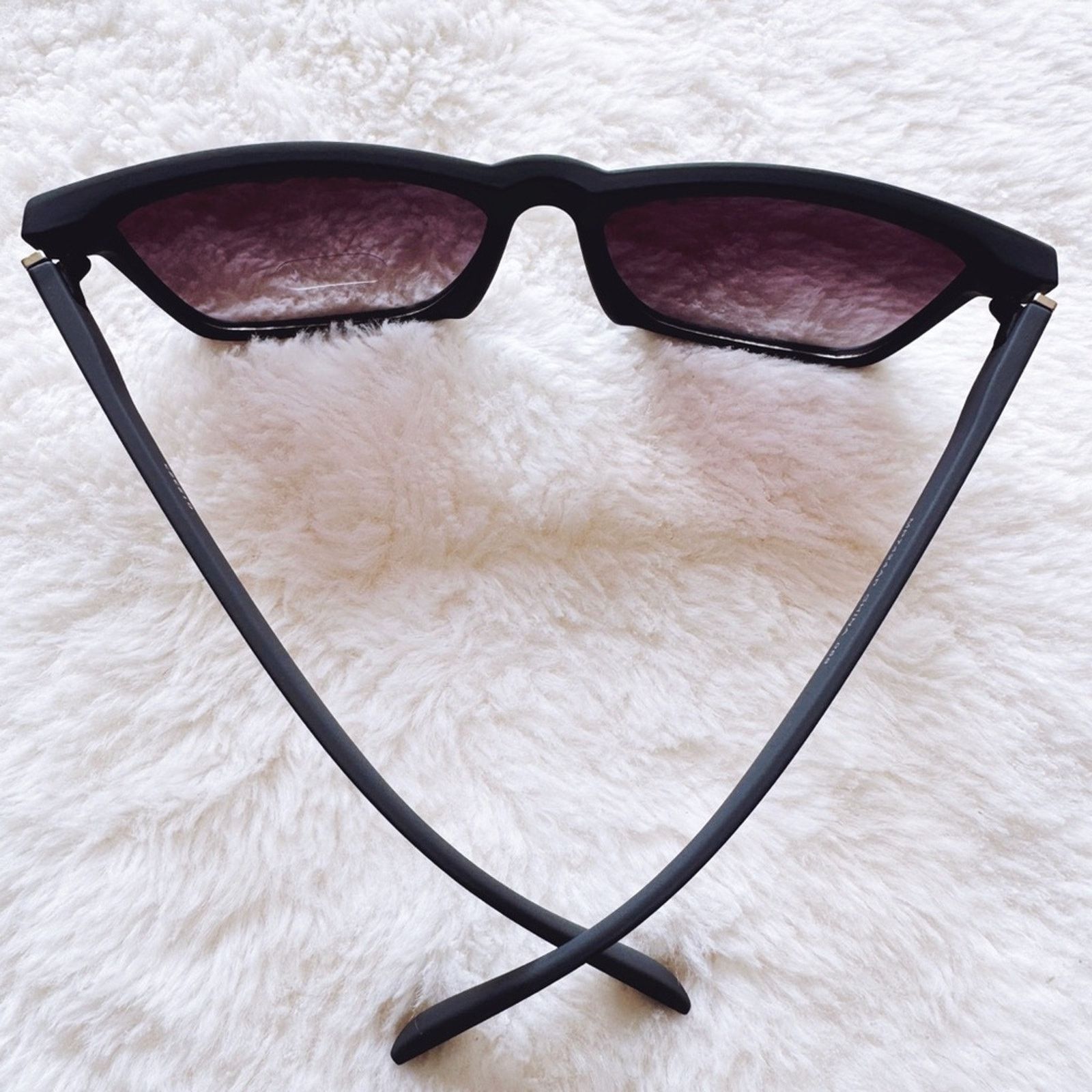 Other Ora Charcoal Angular Frame Sunglasses Size ONE SIZE - 9 Thumbnail