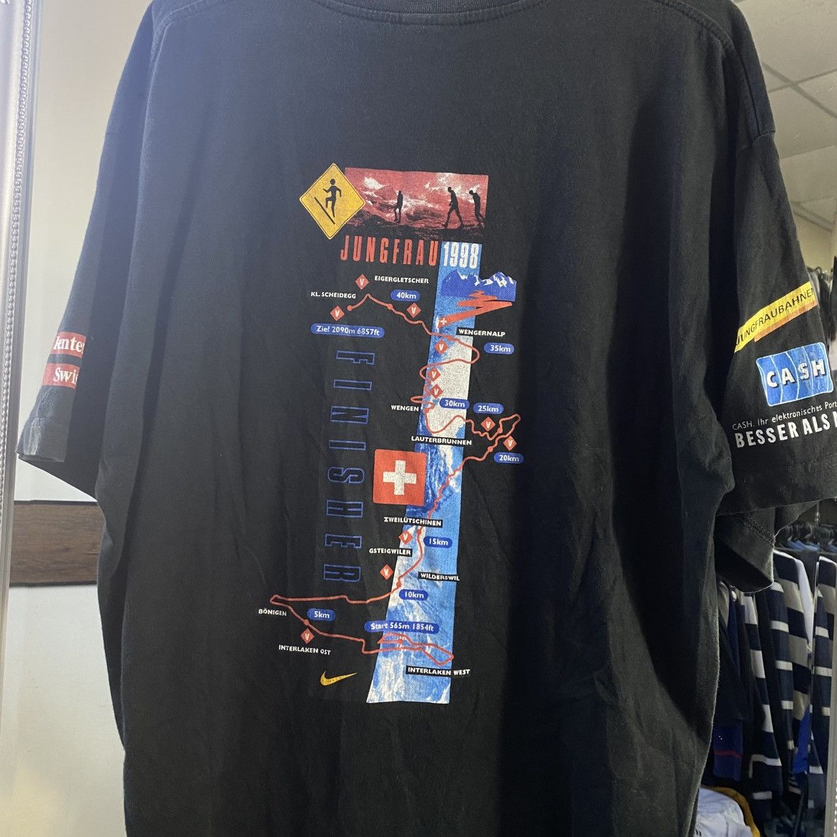 Nike Vintage Y2K Nike T-Shirt gorpcore switzerland Size US XL / EU 56 / 4 - 2 Thumbnail