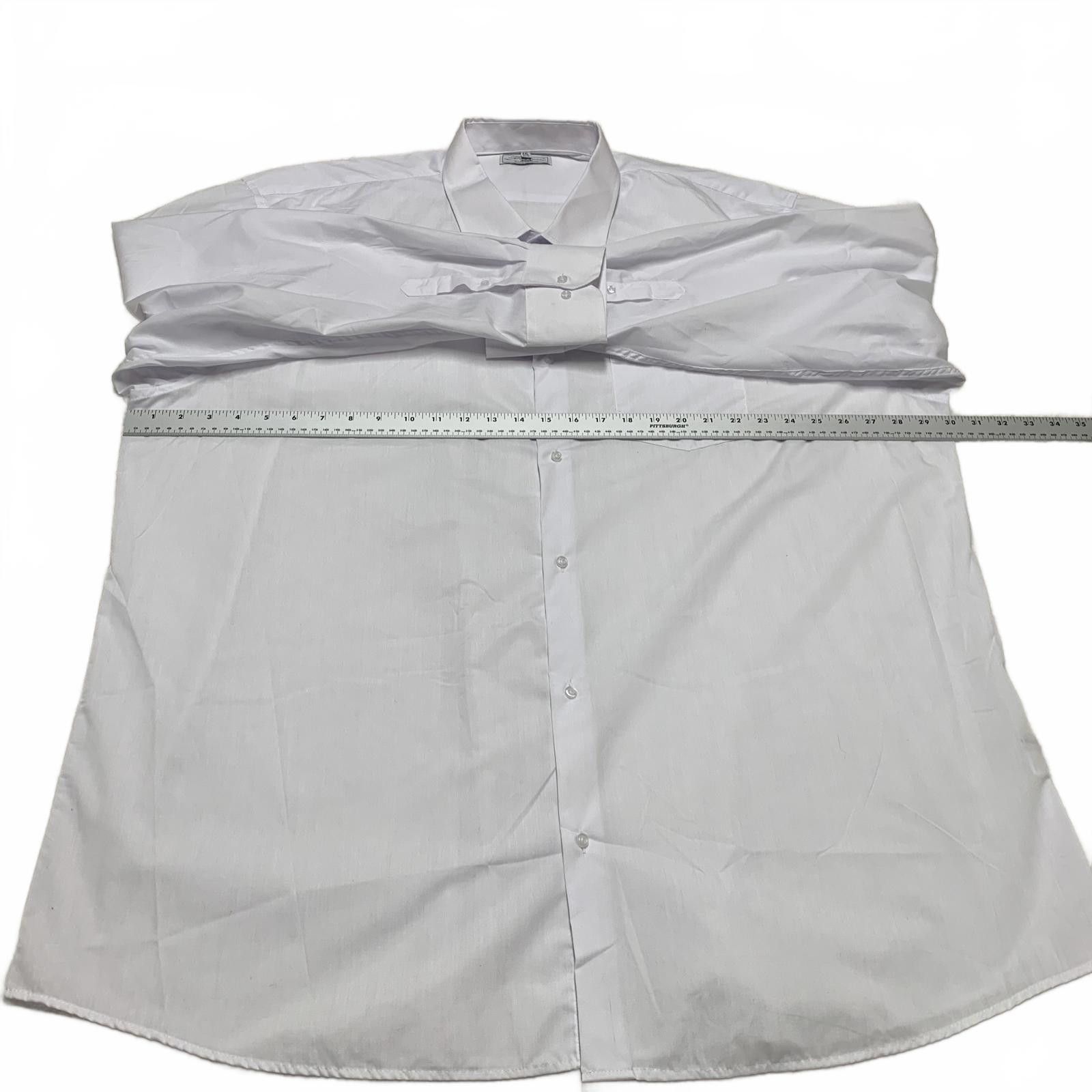 Other Boltini 4XL White Classic Fit Button Dress Shirt Size US XXL / EU 58 / 5 - 6 Thumbnail
