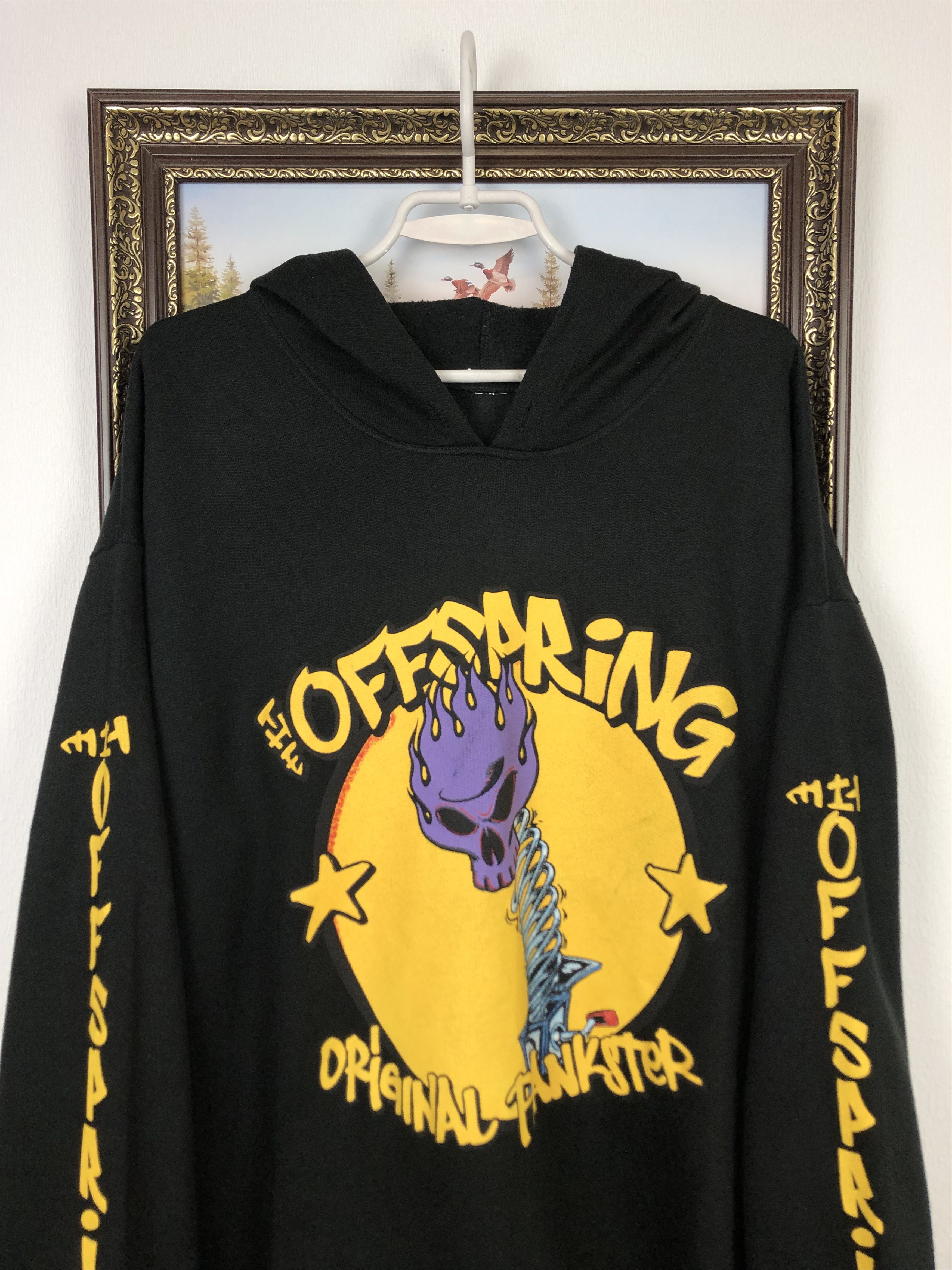 Band Tees × Vintage Vintage The Offspring Band Hoodie Over Print Hype Jacket Size US XXL / EU 58 / 5 - 2 Thumbnail