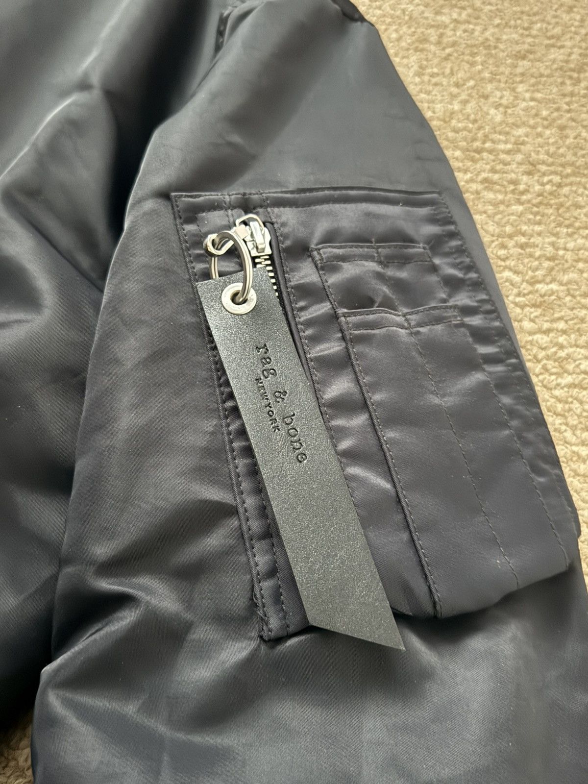Rag & Bone Rag & Bone Manston Bomber Jacket Black Small BNWT Size US S / EU 44-46 / 1 - 11 Thumbnail