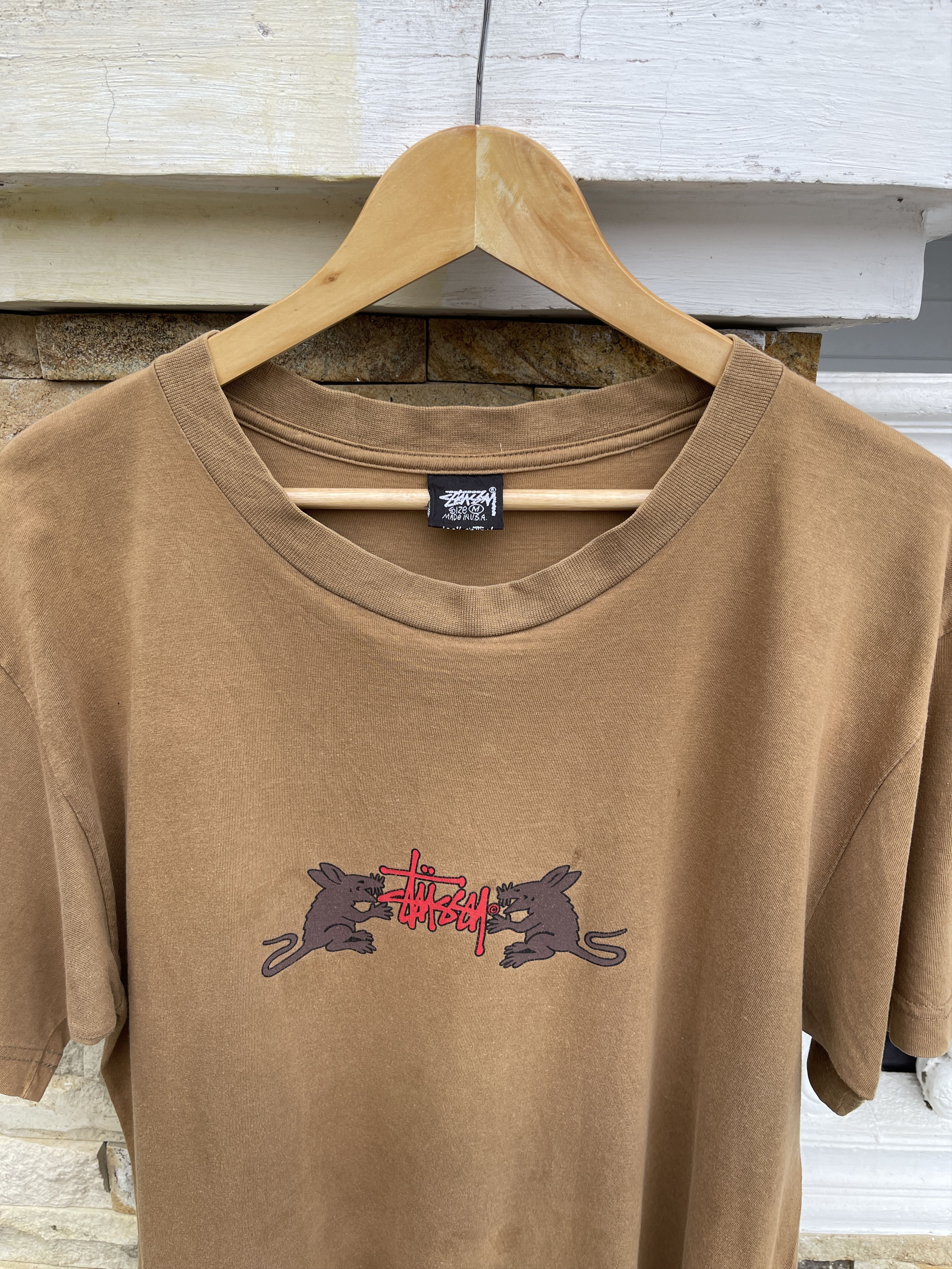 Stussy Very Rare🔥Vintage 80s Stussy Rat Pack Faded Tee Size US M / EU 48-50 / 2 - 3 Thumbnail